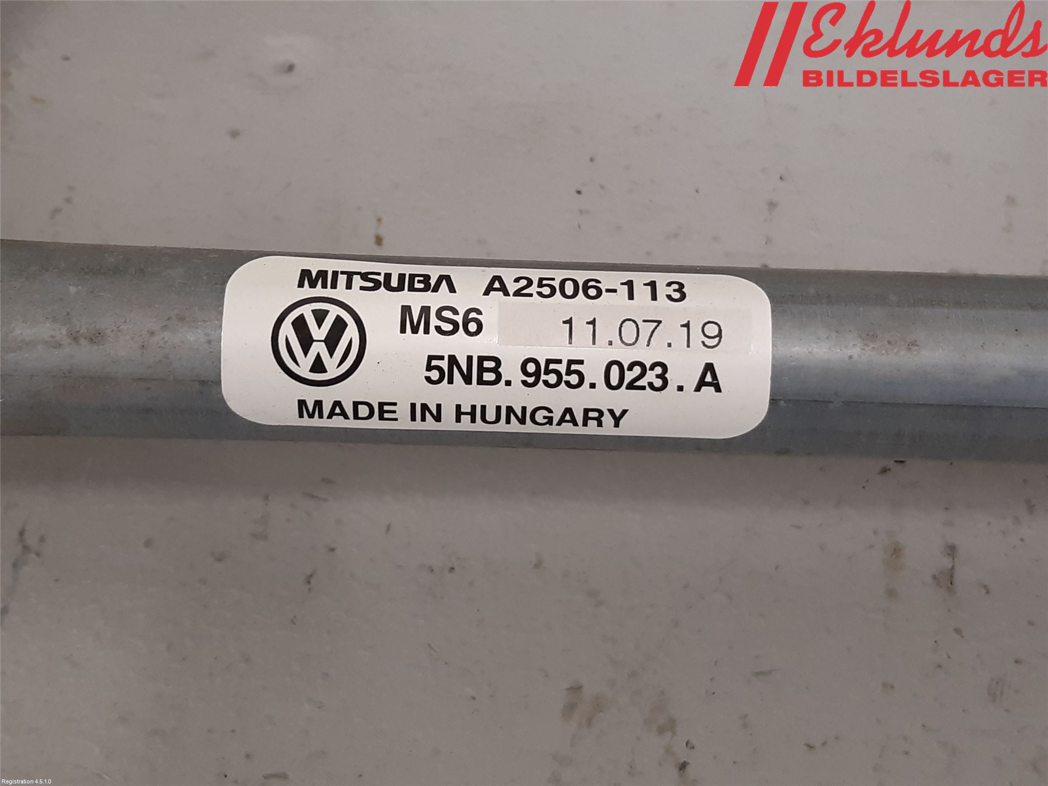 Volkswagen VW TIGUAN 16-24 Torkarmekanism Vindruta
