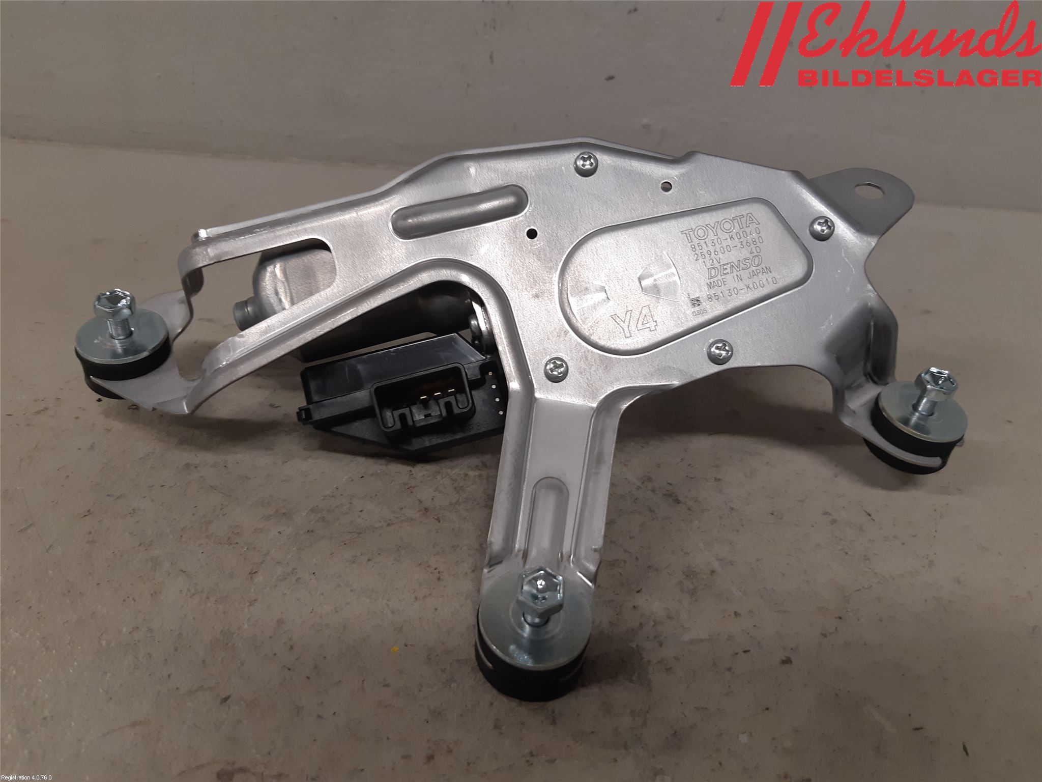 Toyota YARIS XP21 20- Torkarmotor Baklucka