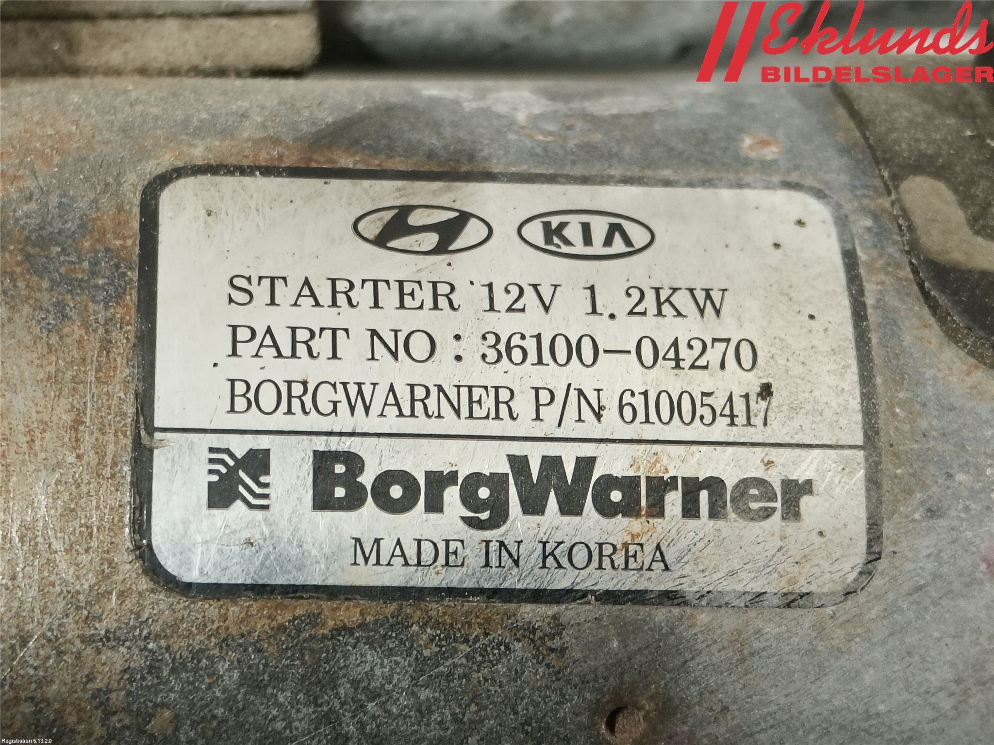 Kia CEED/CEED SW 19- Startmotor