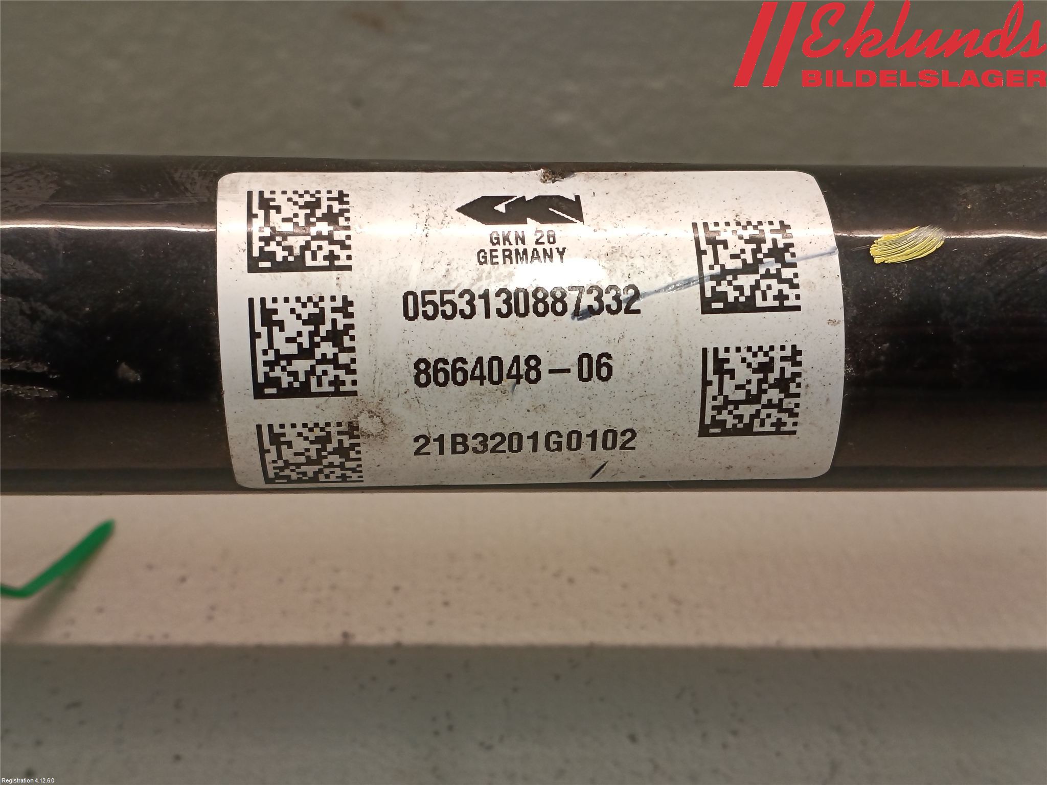 BMW 5 G30/G31/F90 17-23 Drivaxel Bak Höger