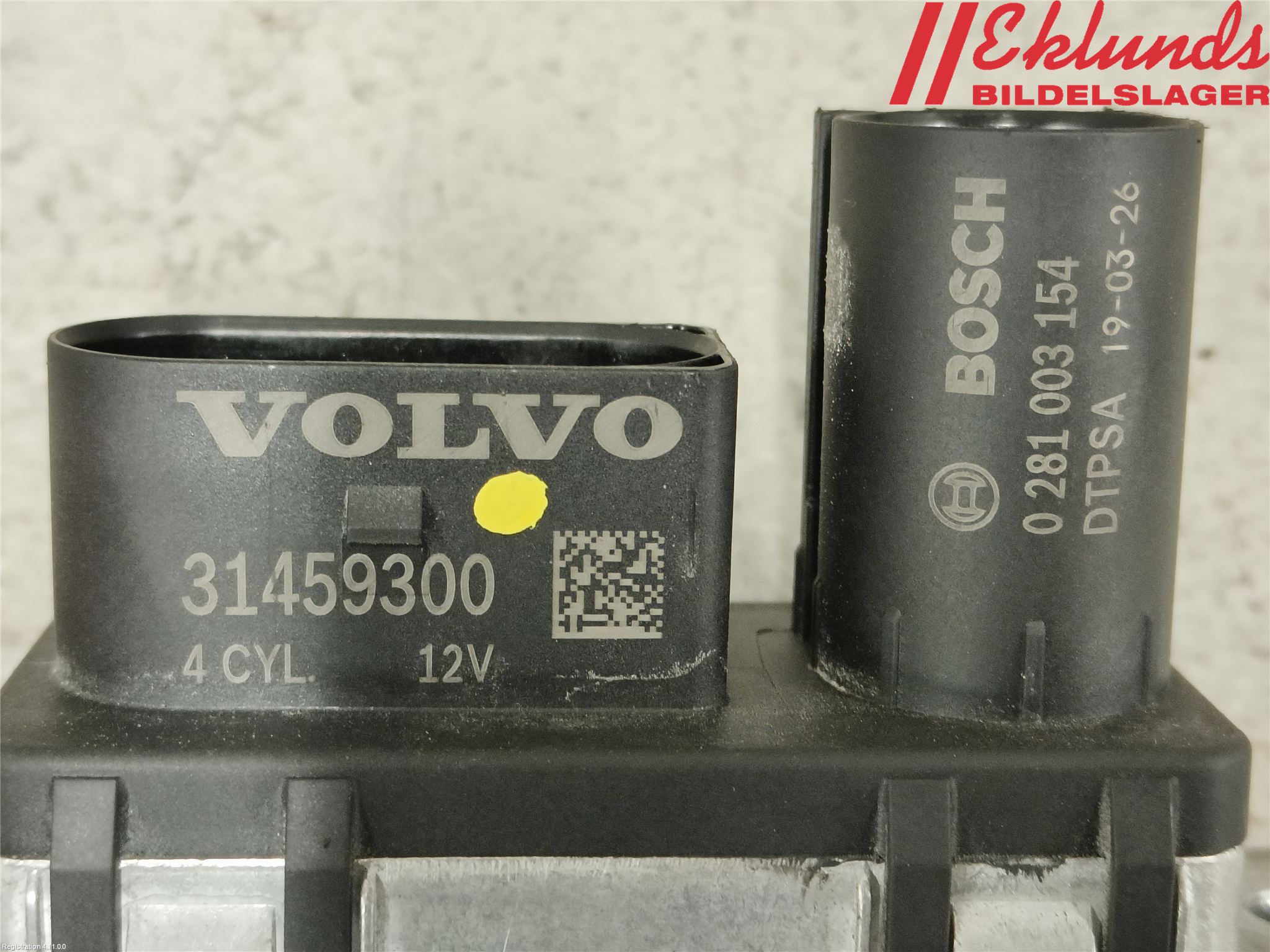 Volvo V60 19- Relä Glödning Diesel