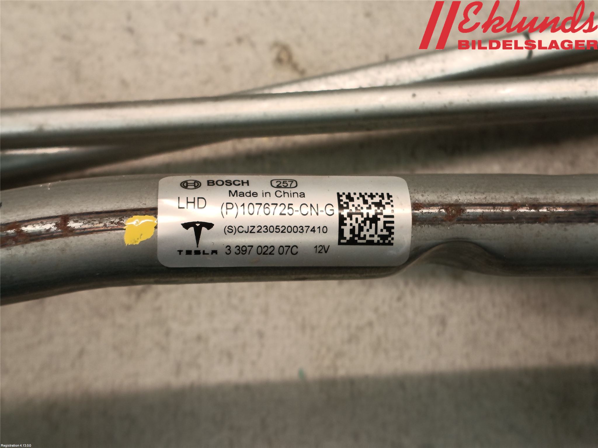 Tesla MODEL 3 17- Torkarmotor Vindruta