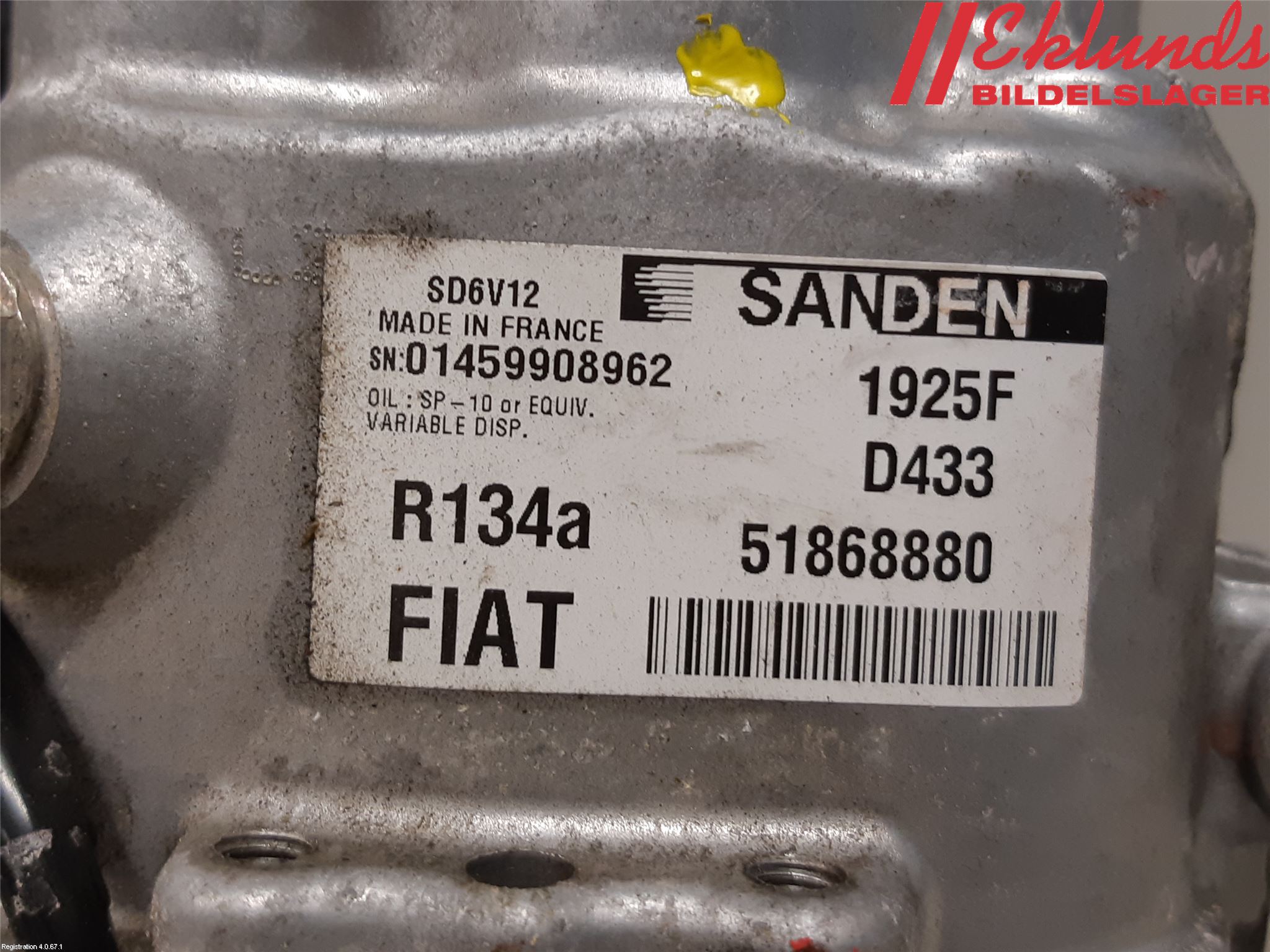 Fiat DOBLO CARGO Ac Kompressor