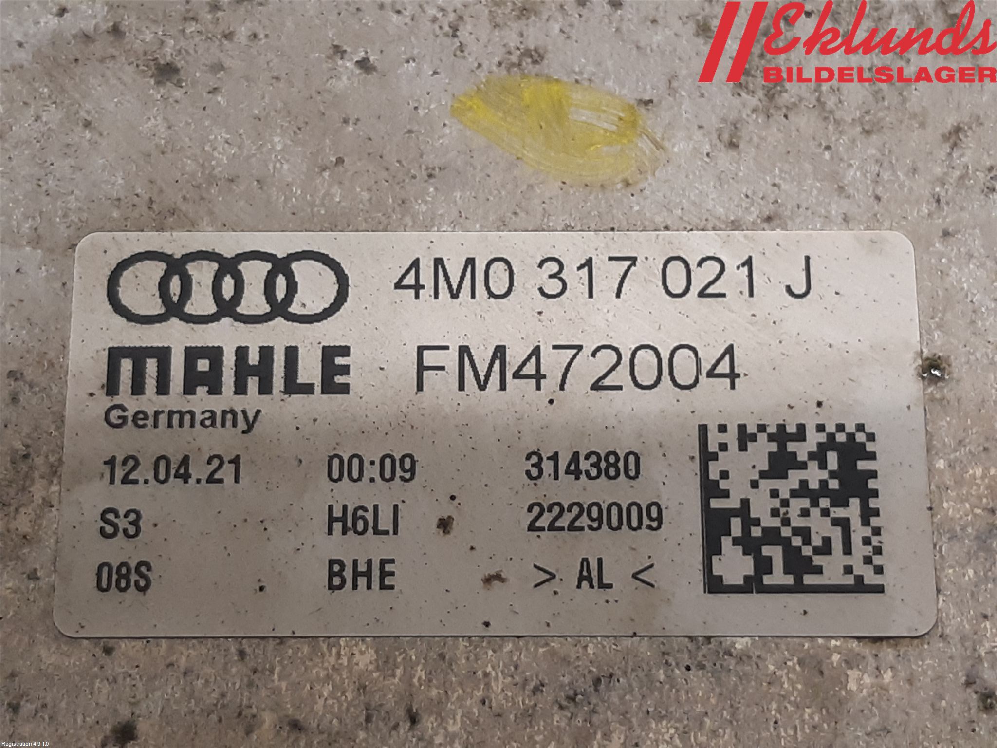 Audi Q7/SQ7 Oljekylare Automat