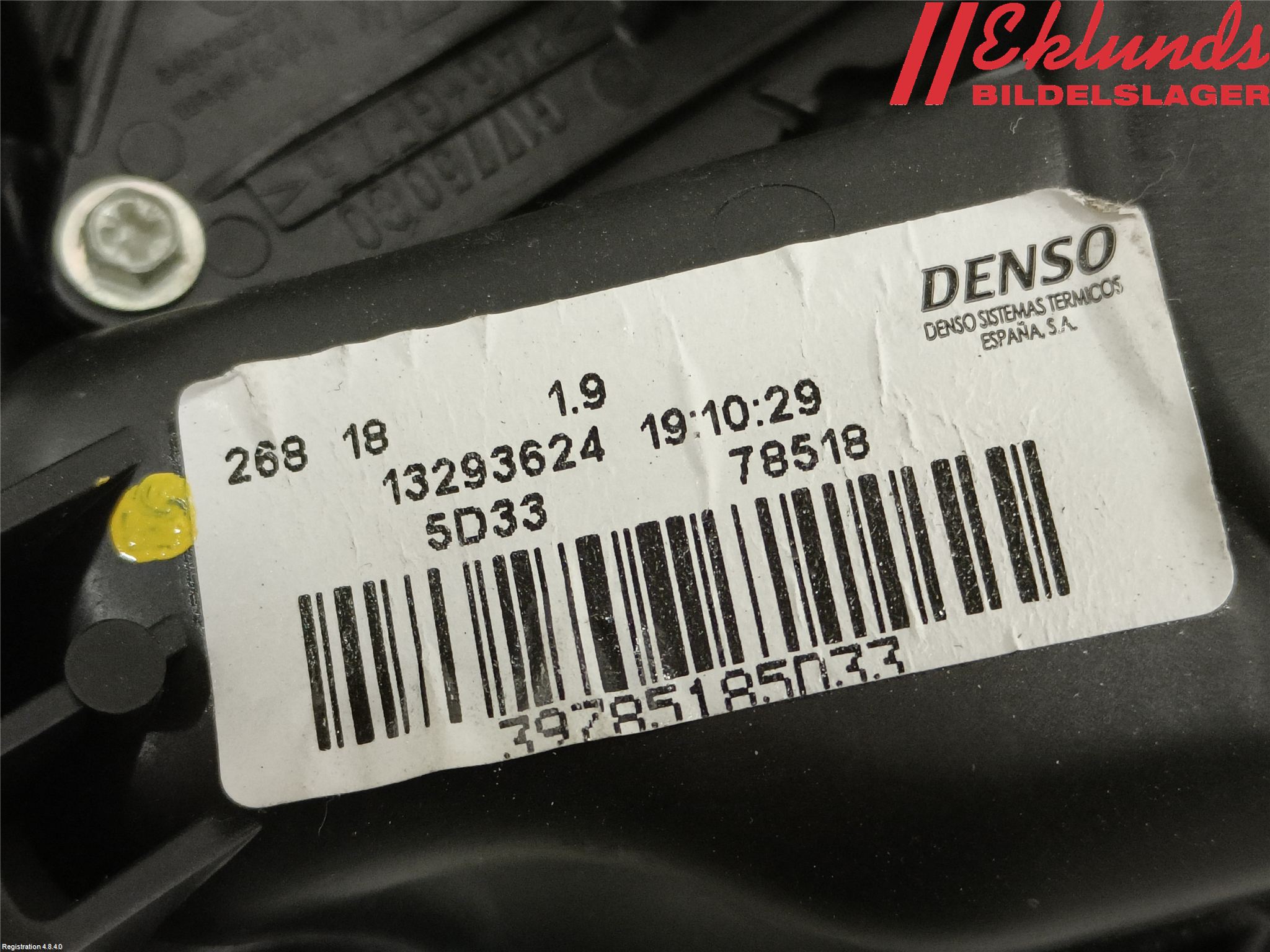 Opel CORSA E 15-19 Värmefläkt