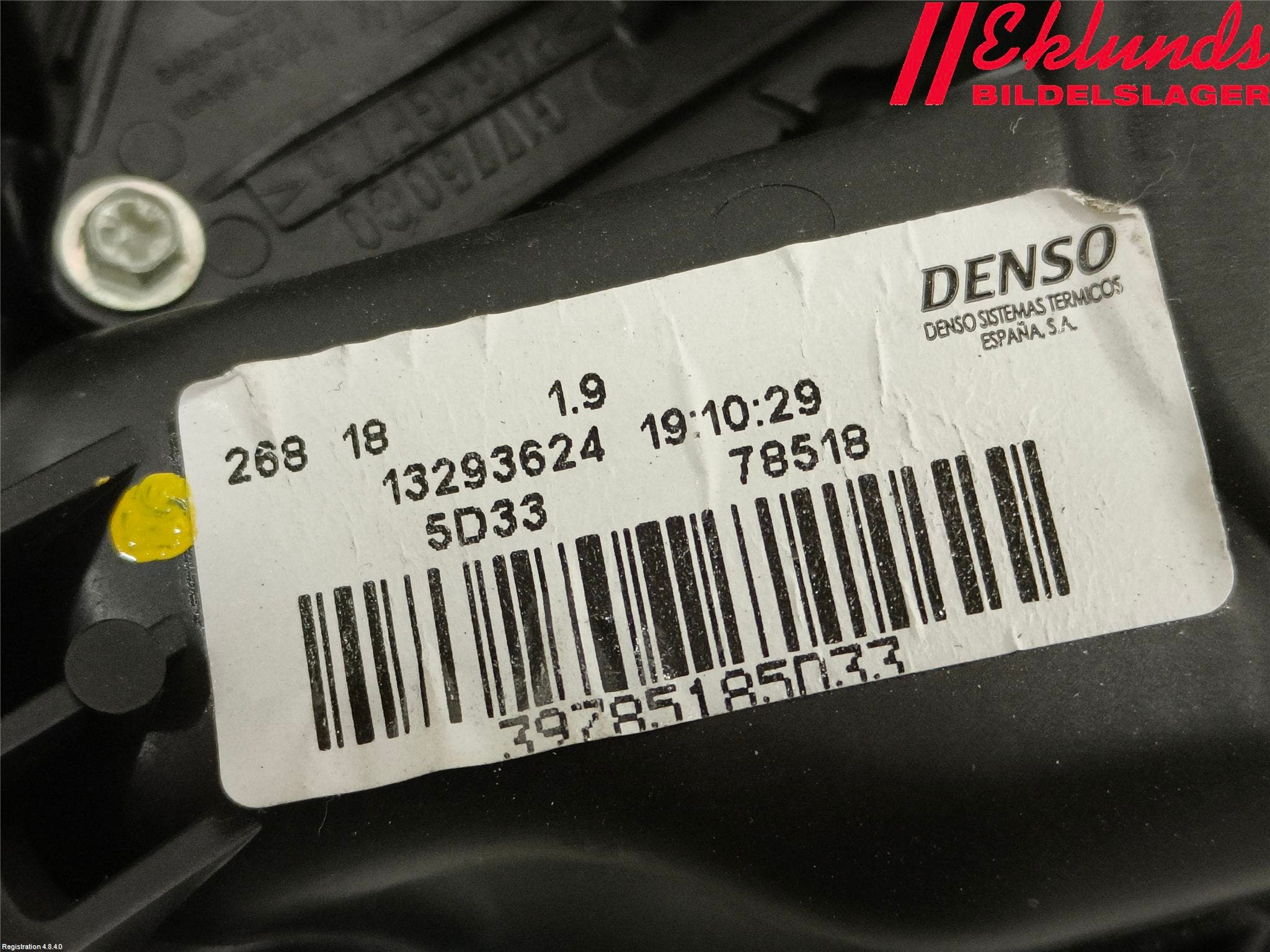 Opel CORSA E 15-19 Värmefläkt