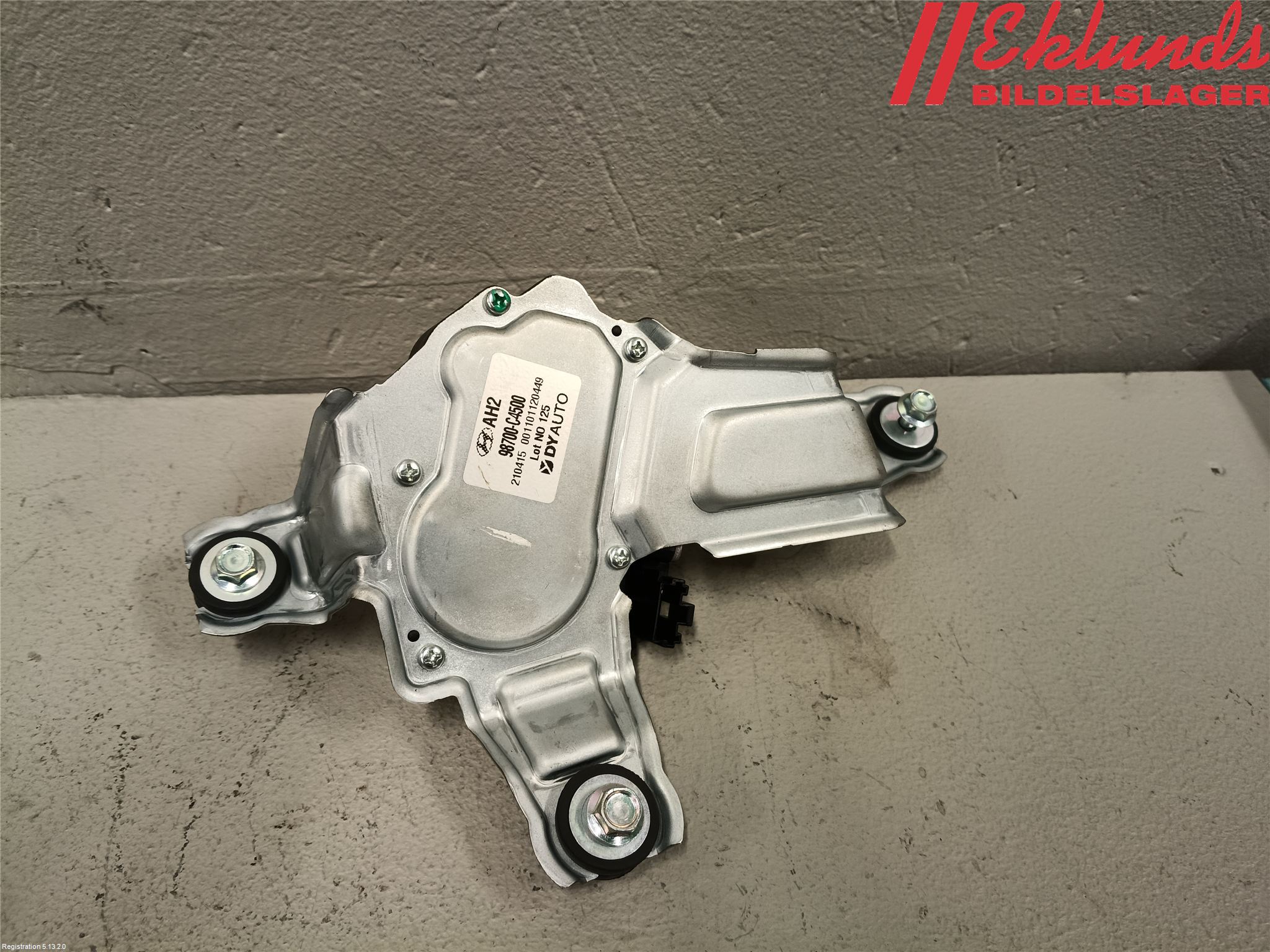 Hyundai i10 LA 20- Torkarmotor Baklucka