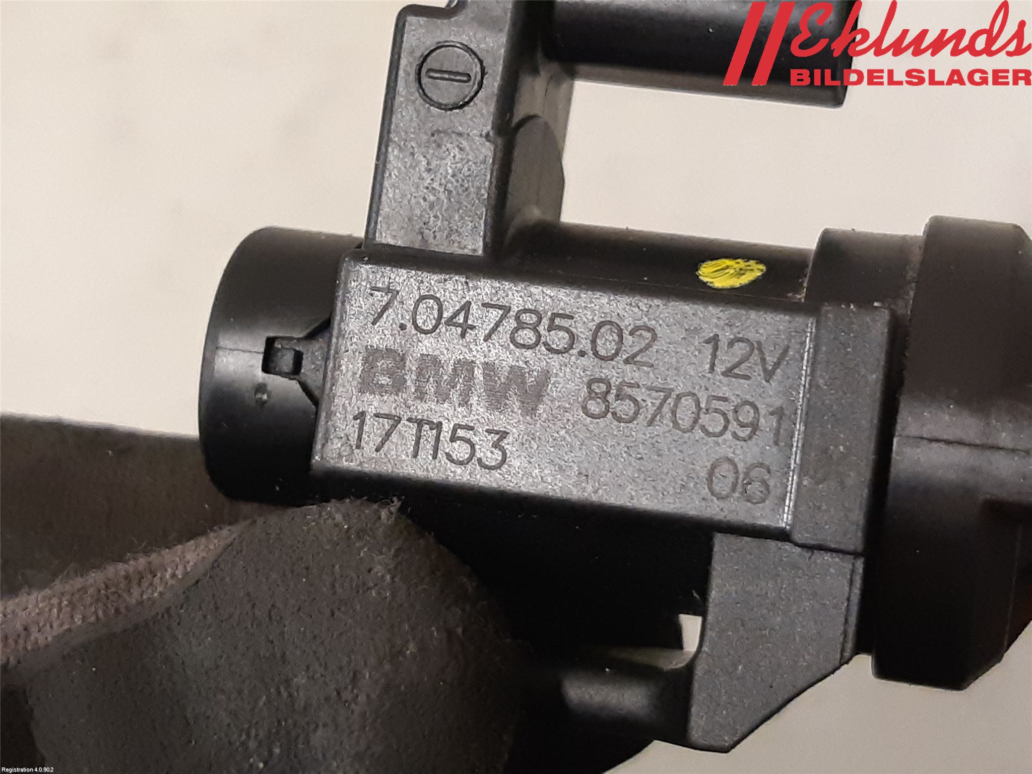 BMW 3 F30/F31/F80 12-19 Vakuumventil