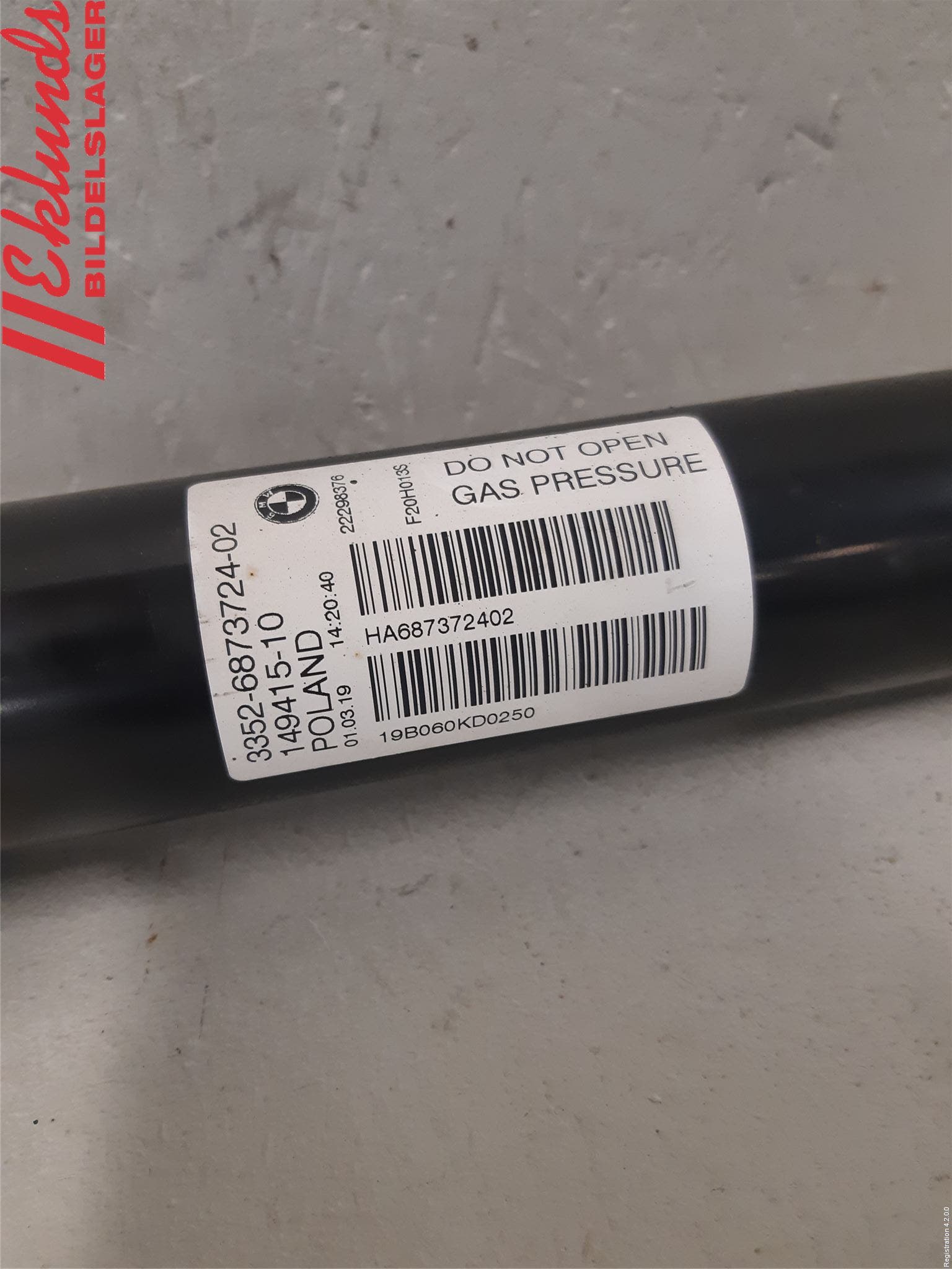 BMW 1 F20/F21 11-19 Stötdämpare Bak