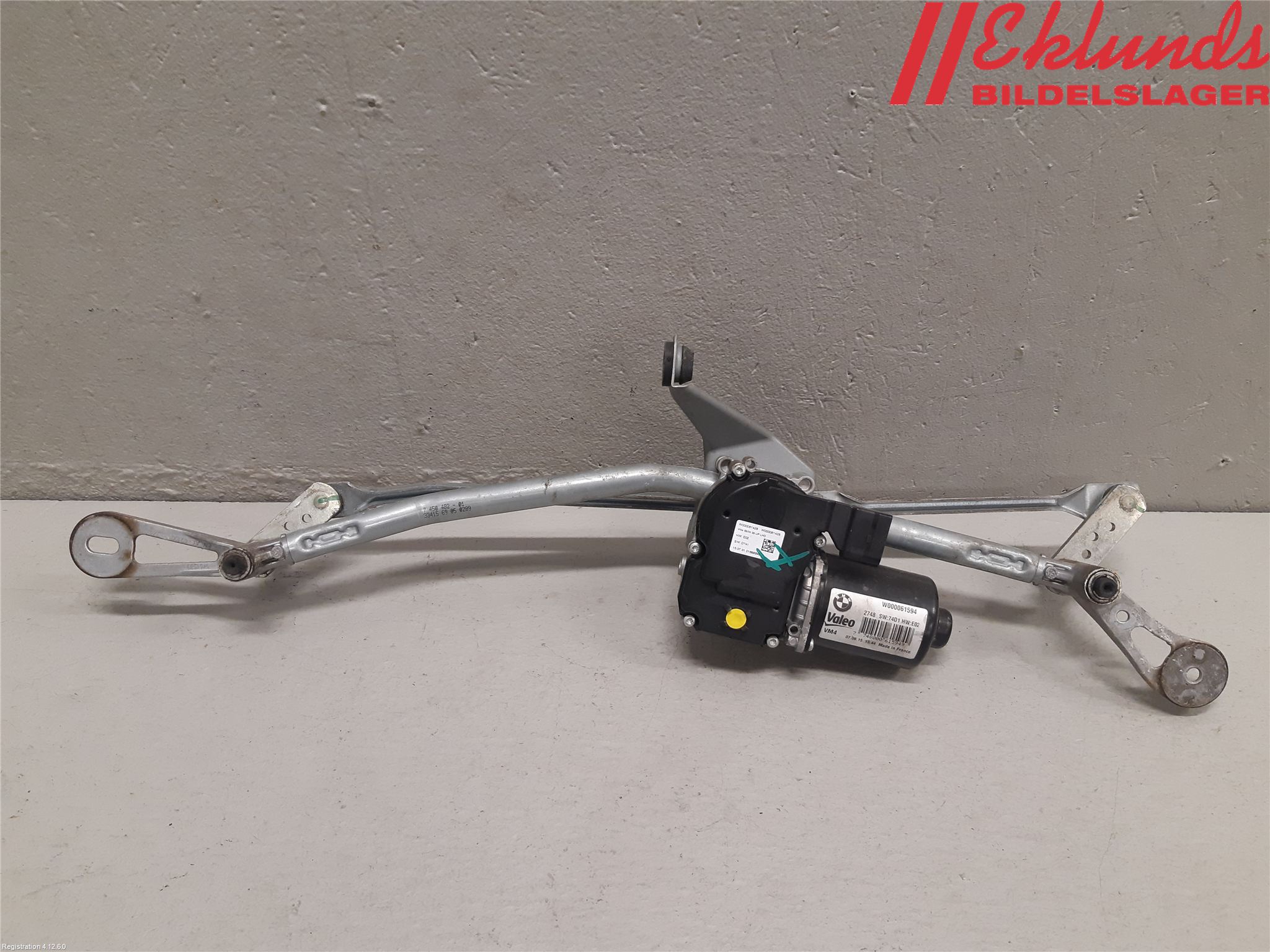 BMW 7 G11/G12 15-22 Torkarmotor Vindruta
