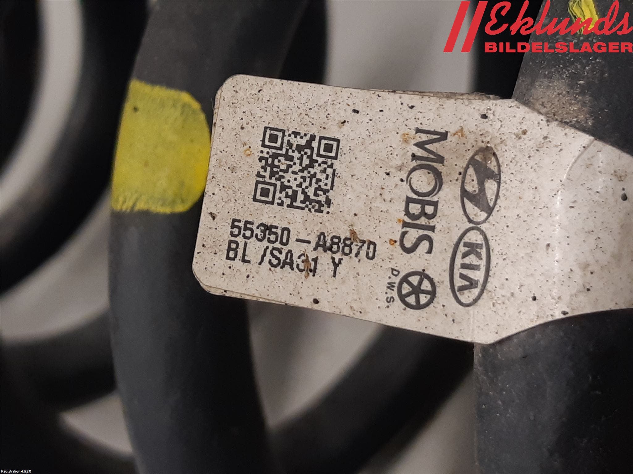 Kia OPTIMA 16-20 Fjäder Bak