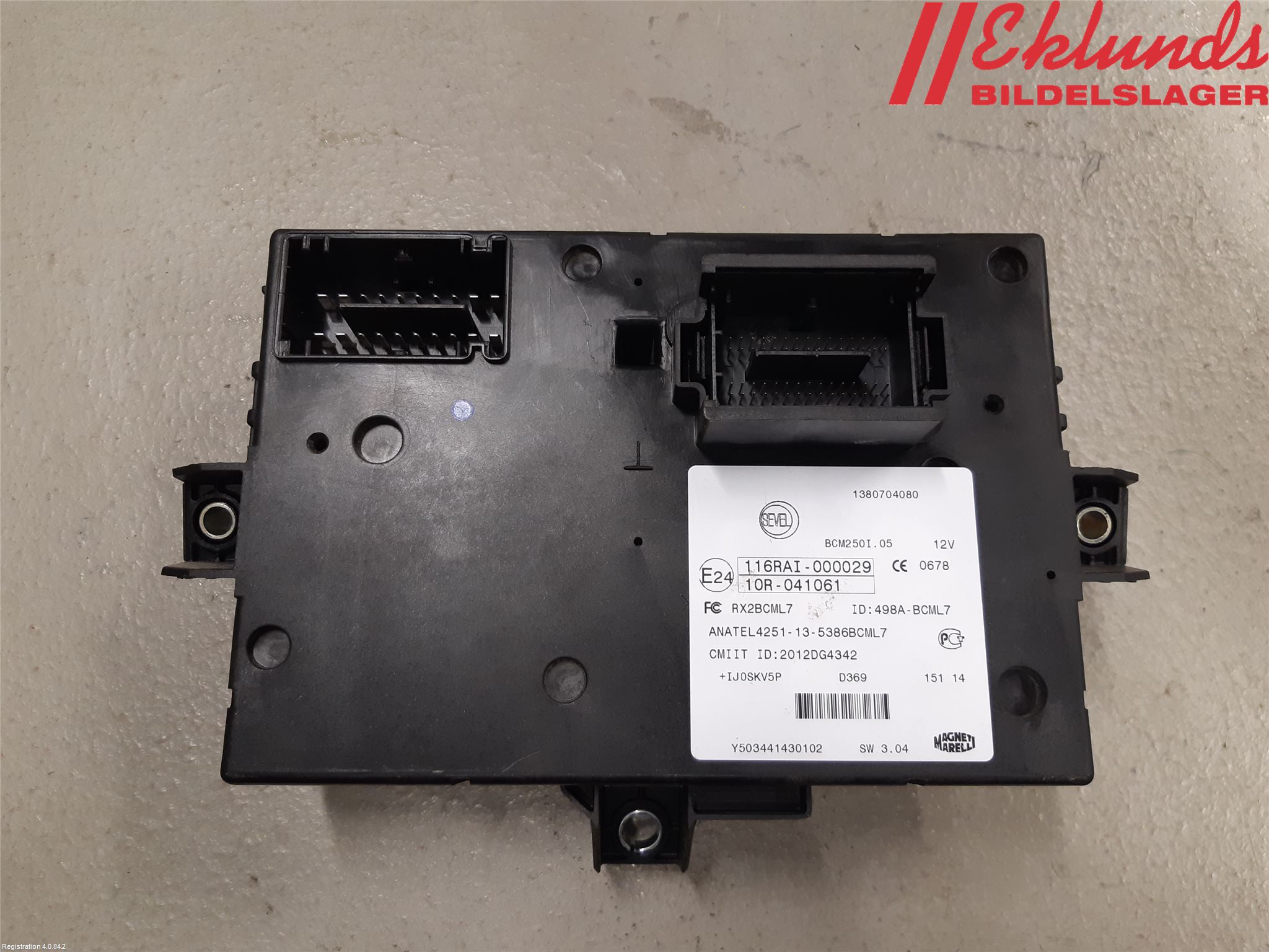 Fiat DUCATO 07-15 Säkringsdosa-Elcentral