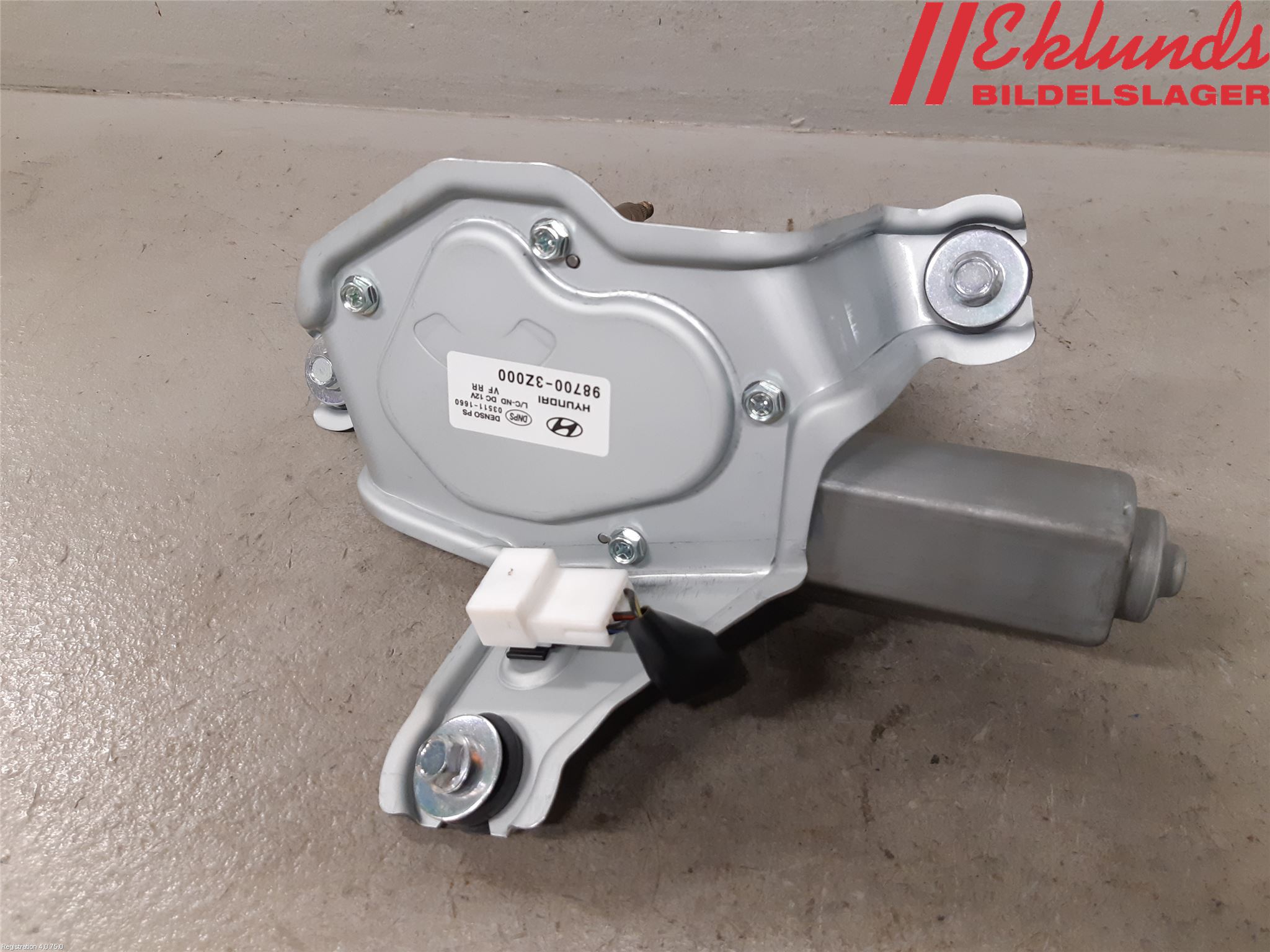 Hyundai i40 08-15 Torkarmotor Baklucka
