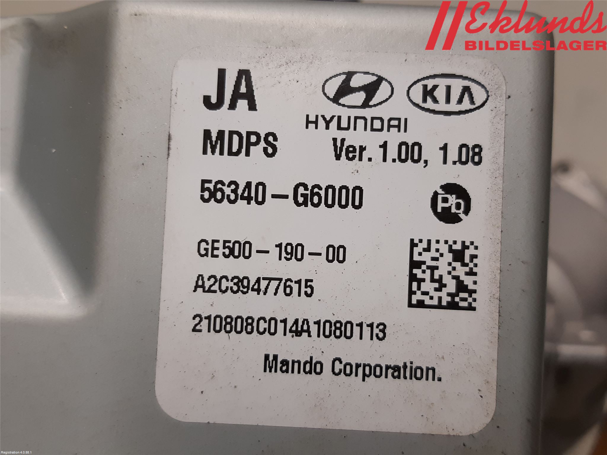 Kia PICANTO 17- Rattaxelagg Med Inb Servo
