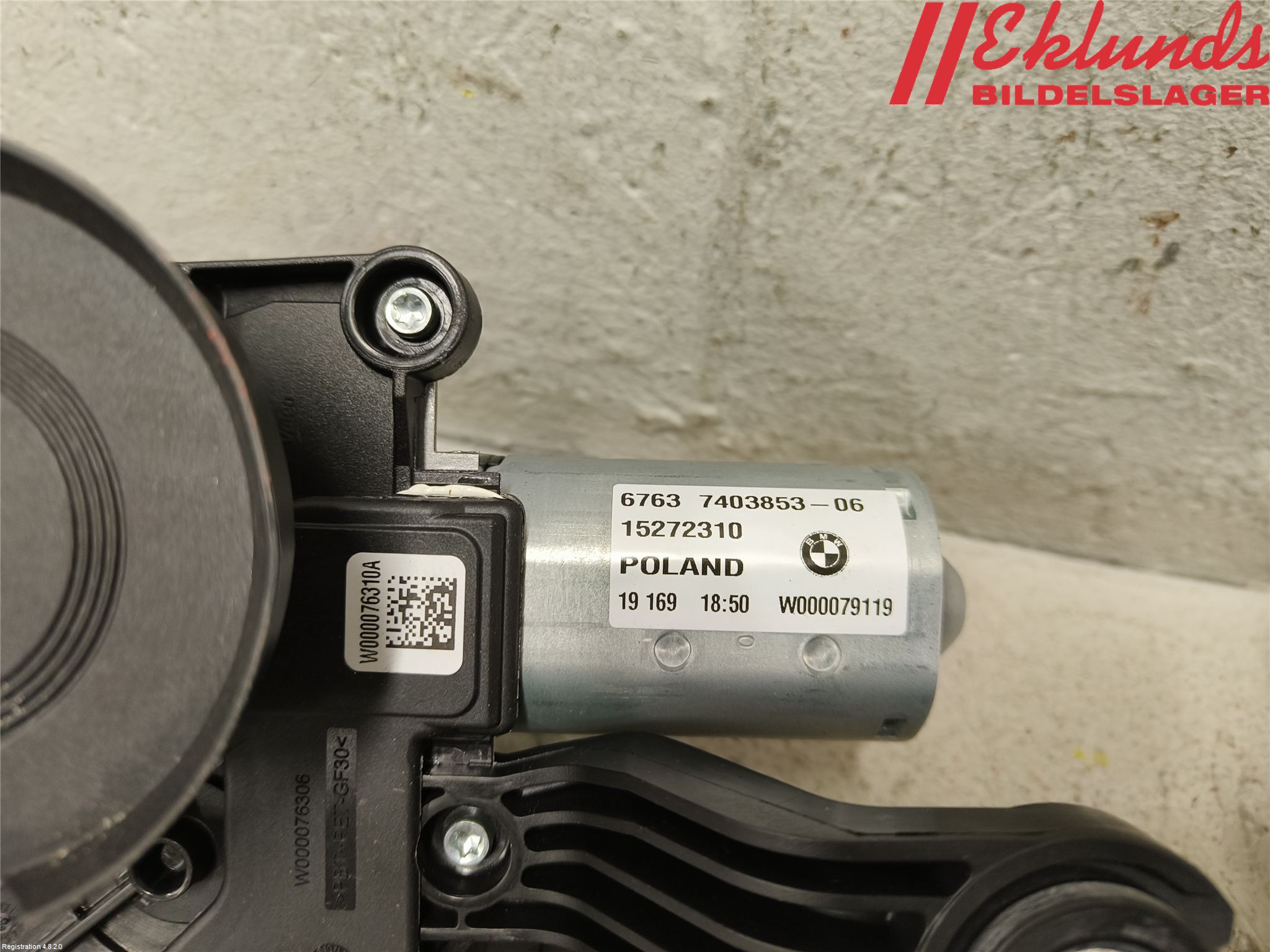 BMW 5 G30/G31/F90 17-23 Torkarmotor Baklucka