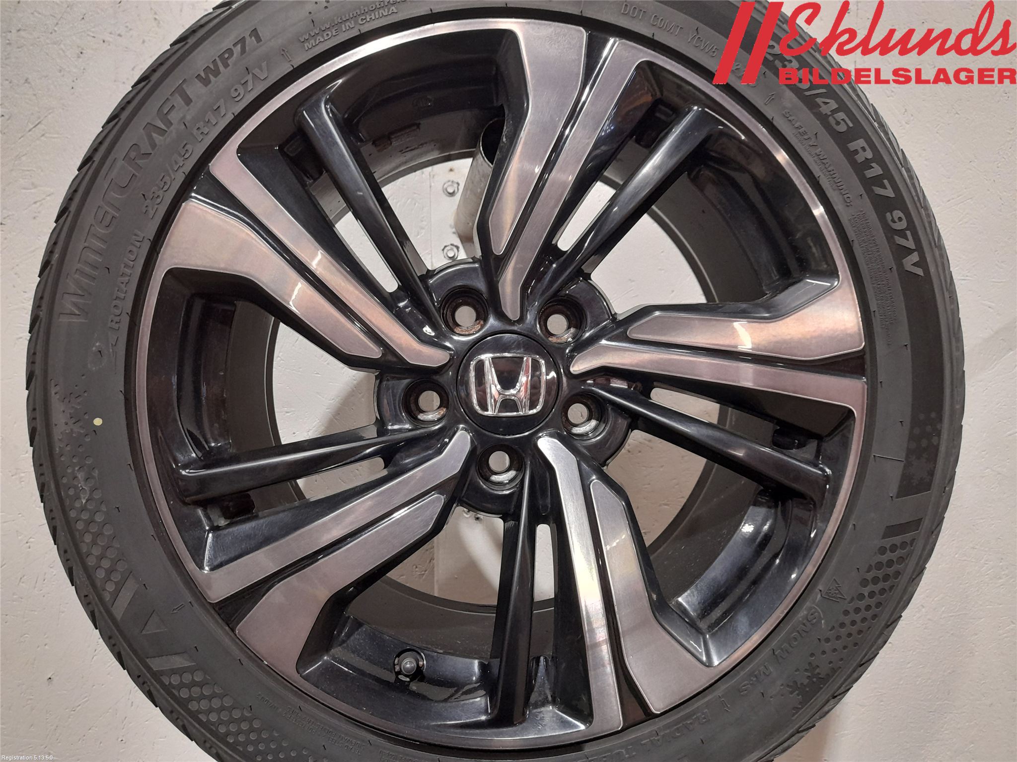 Honda CIVIC 17-22 Vinterdäck Alumfälg 4St