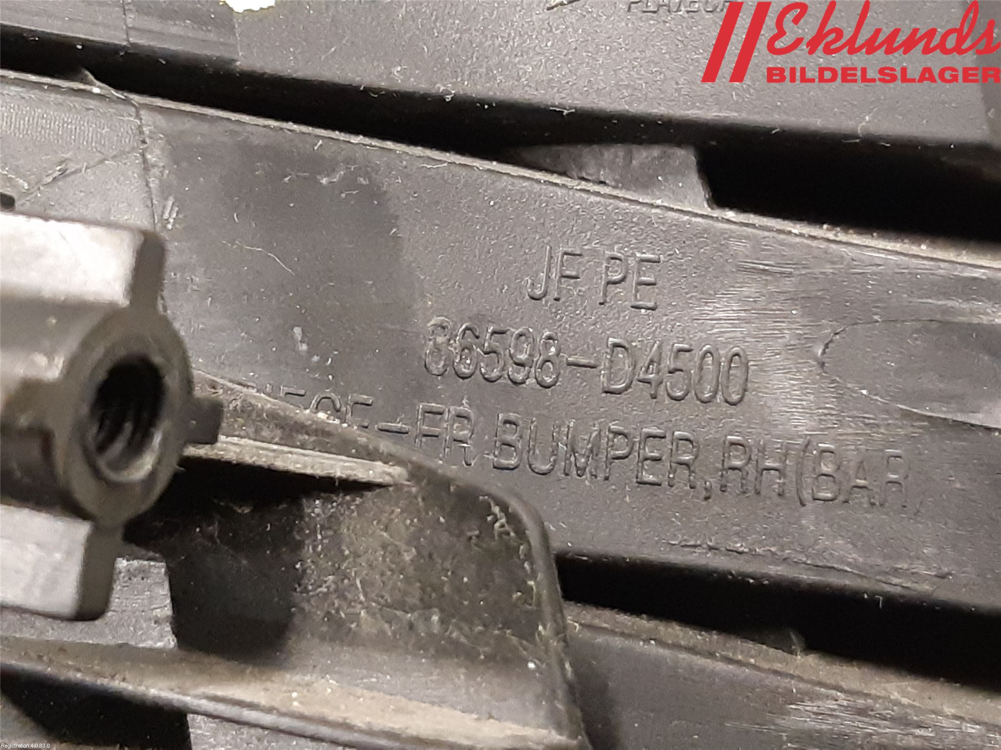 Kia OPTIMA 16-20 Stöt Utfyllnad-List-Grill