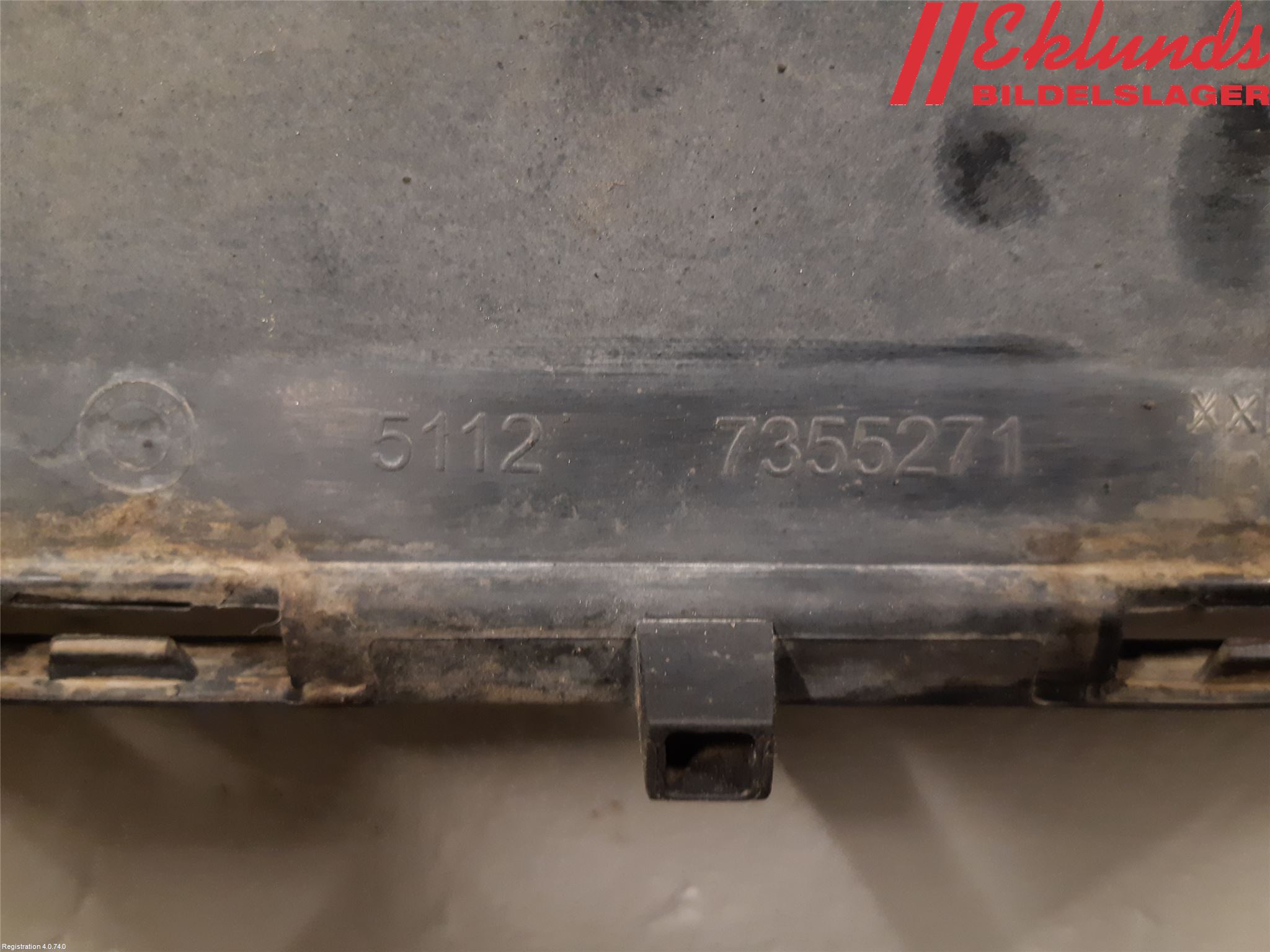 BMW X1 F48 15-22 Stötfångarbeklädnad Bak
