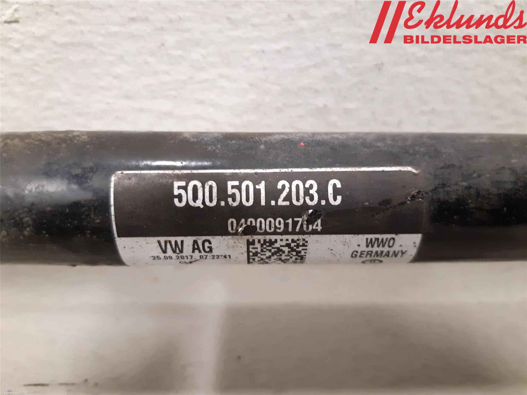 Skoda OCTAVIA (5E) 13-20 Drivaxel Bak Vänster