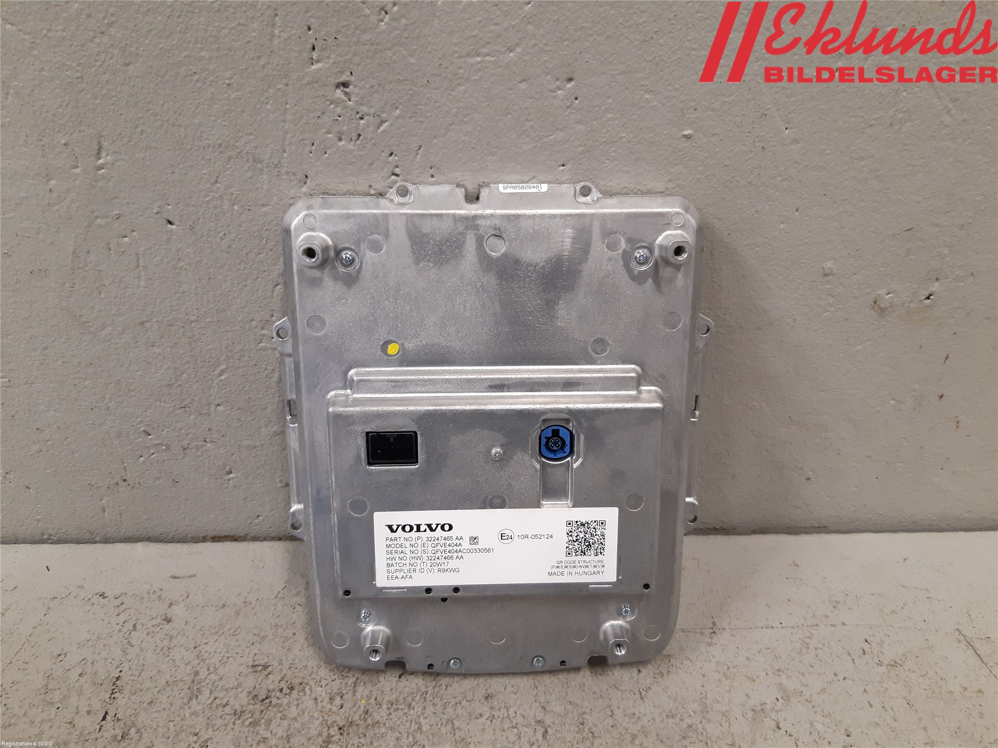 Volvo V60 19- Multifunktionsdisplay