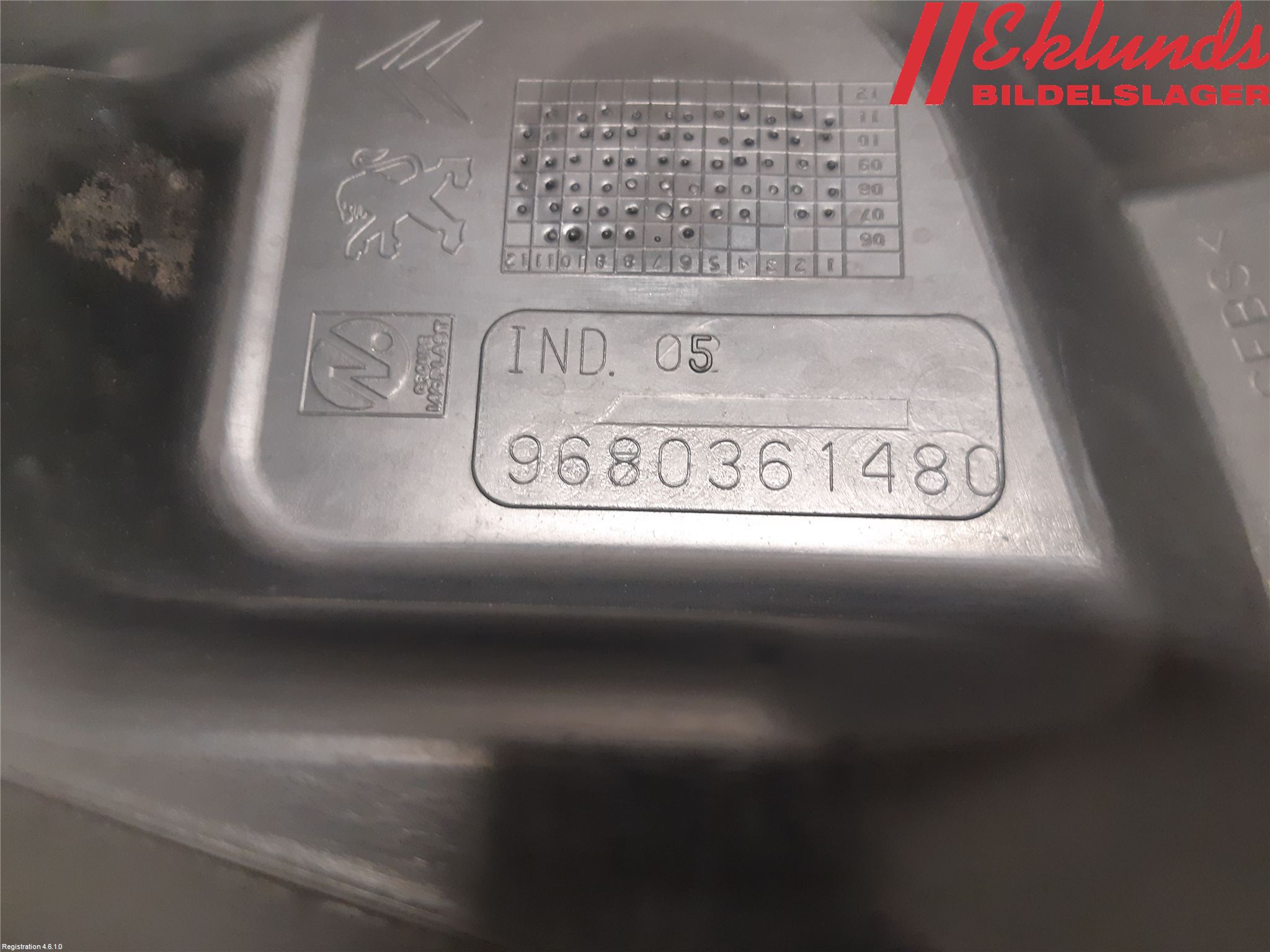 Peugeot 308 08-13 Deflektor Plåt-Plast Kylning