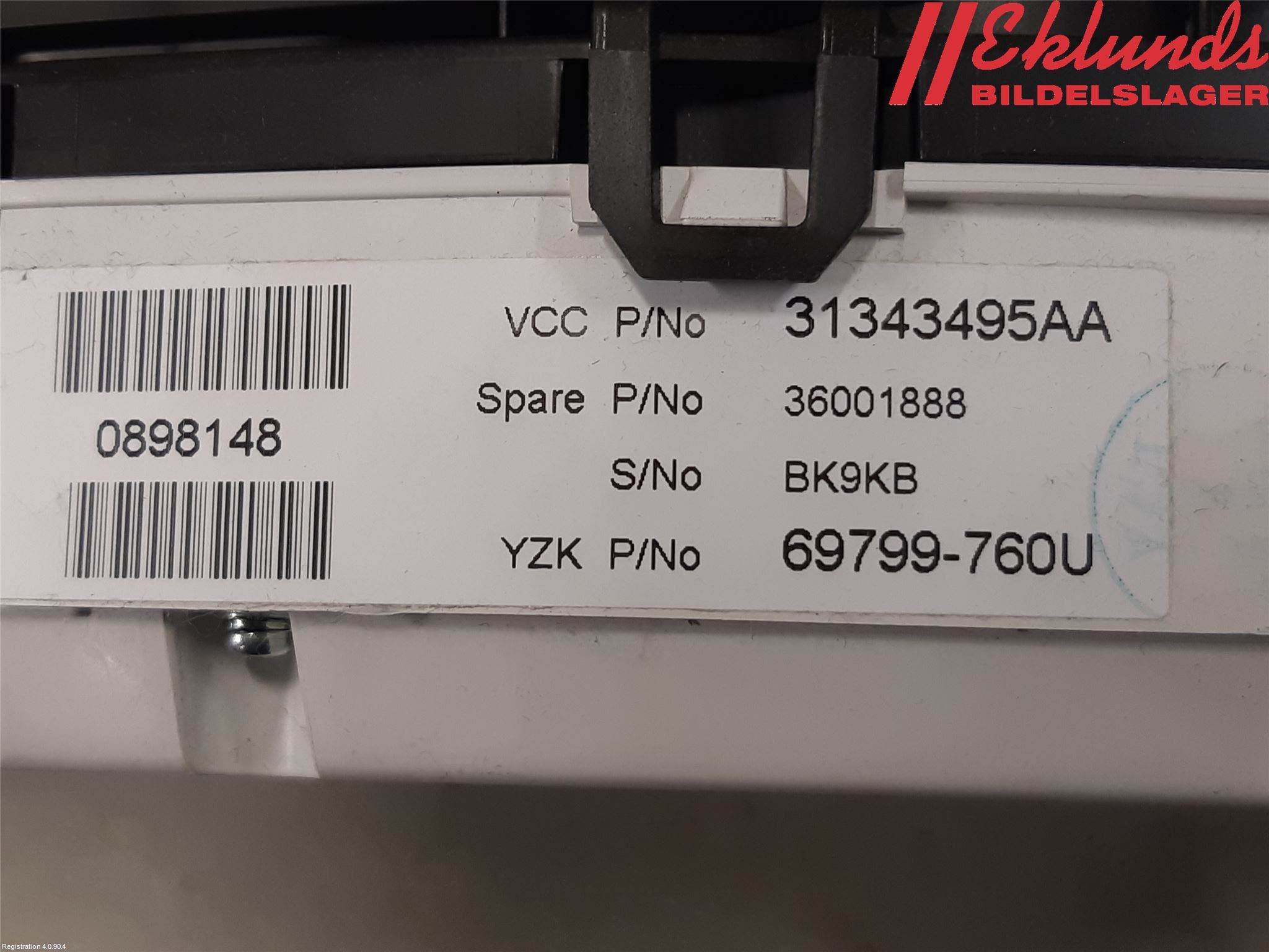 Volvo XC60 09-13 Instrument Komb