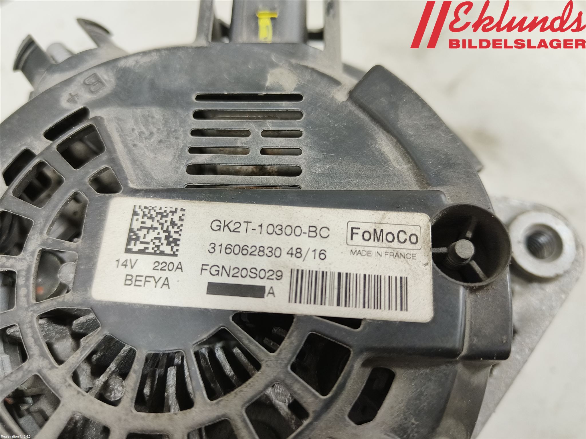 Ford TRANSIT/TOURNEO CUSTOM 13-24 Generator