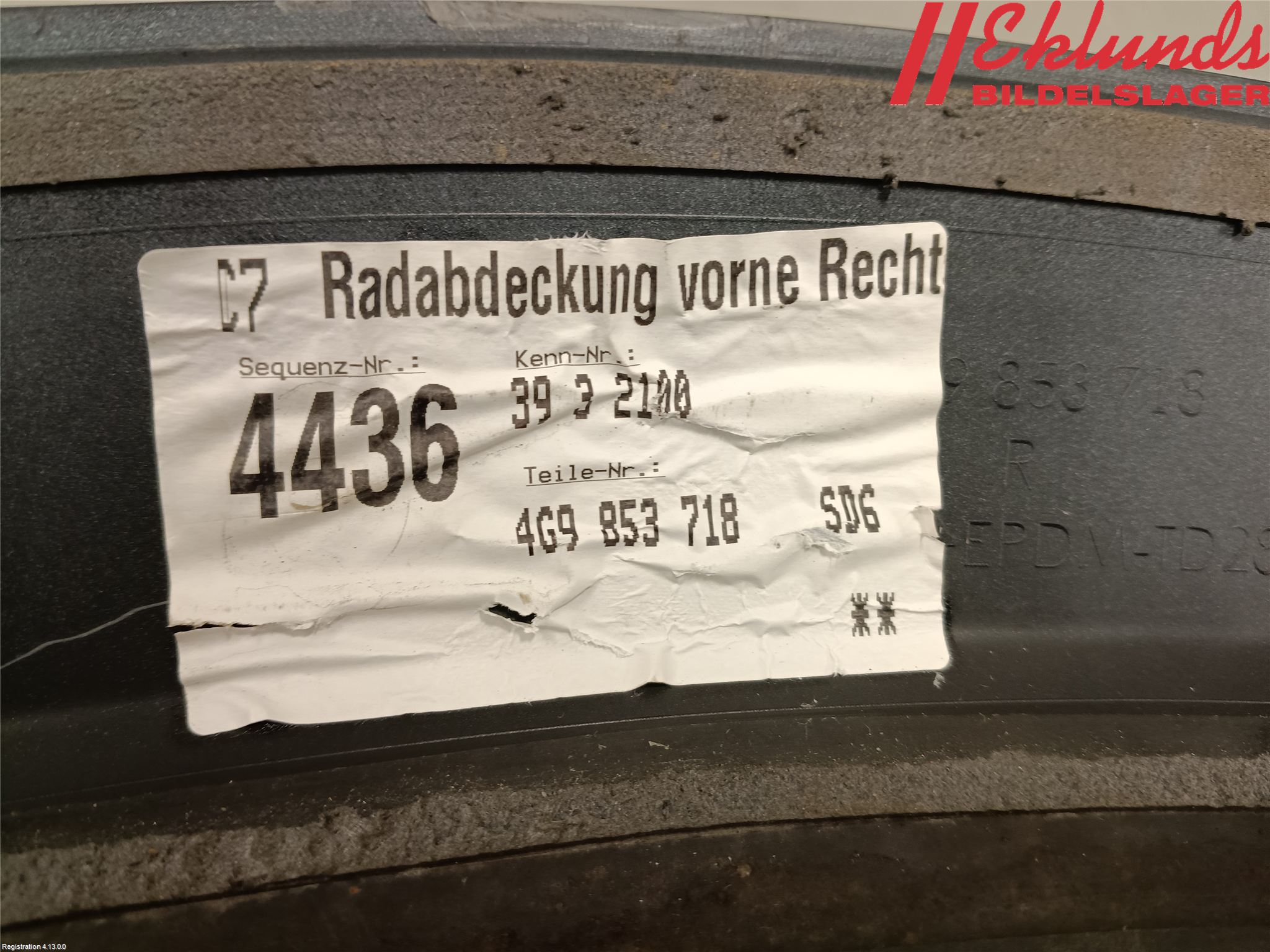 Audi A6 ALLROAD 12-18 Skärmbreddare