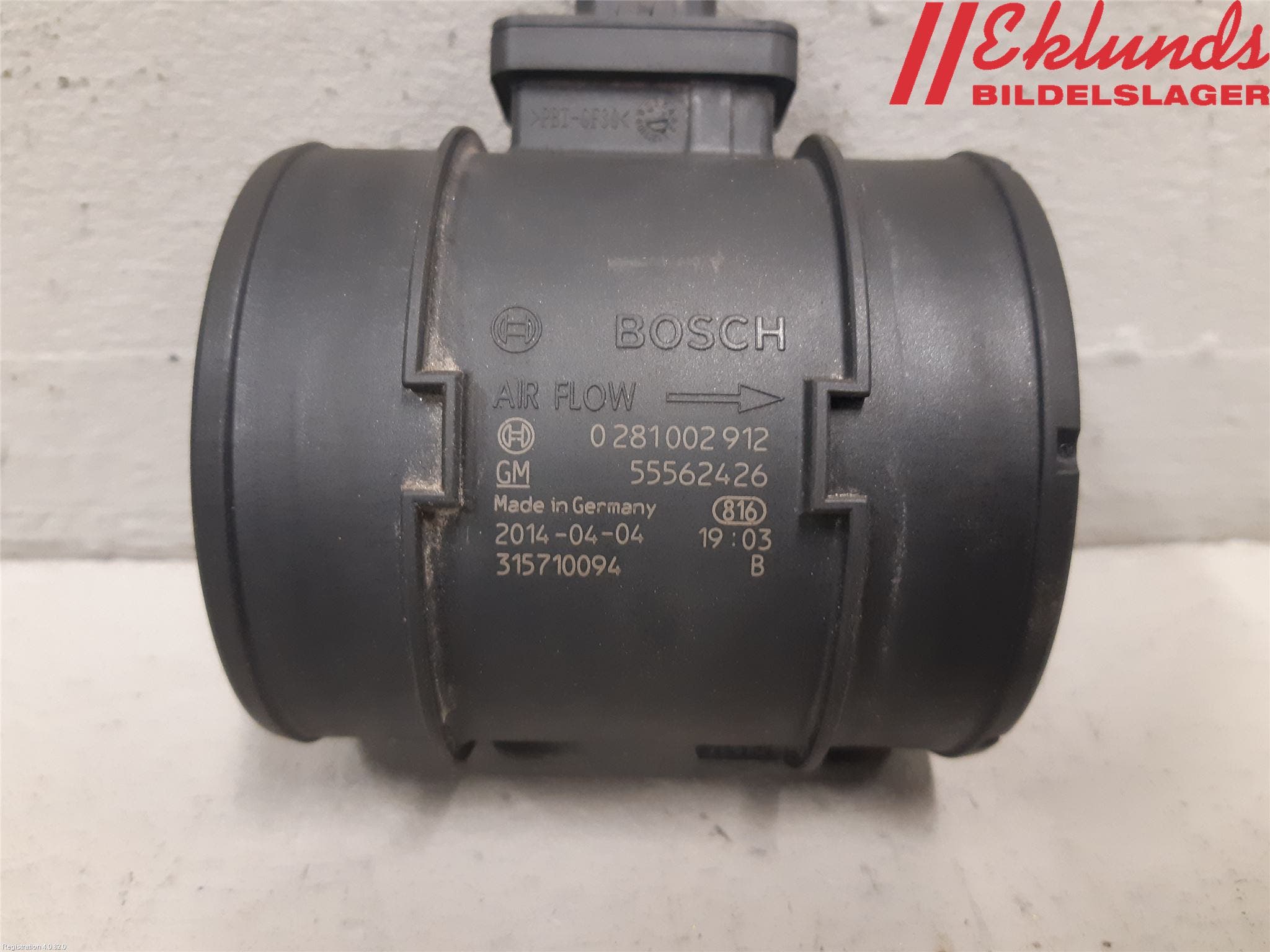 Opel INSIGNIA 09-16 Injluftmassamätare