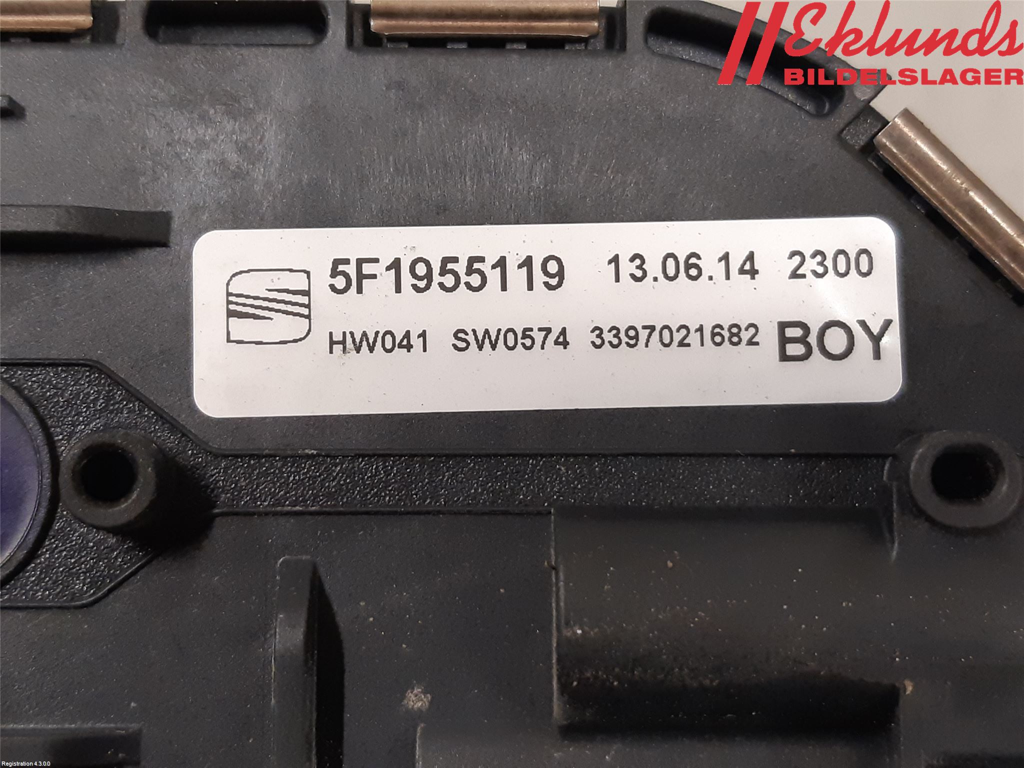 Seat LEON 13-20 Torkarmotor Vindruta