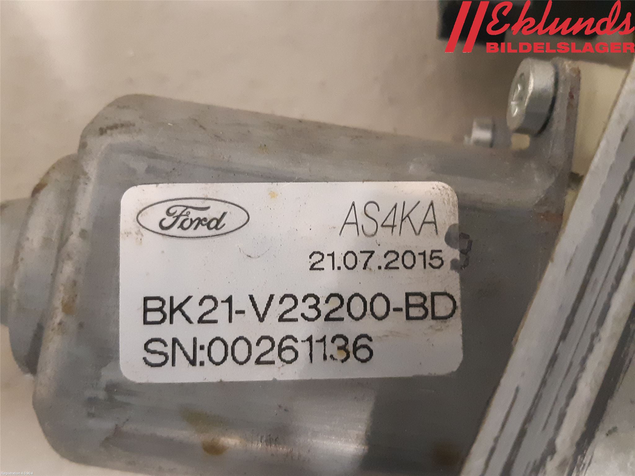 Ford TRANSIT/TOURNEO CUSTOM 13-24 Fönsterhiss El Kompl