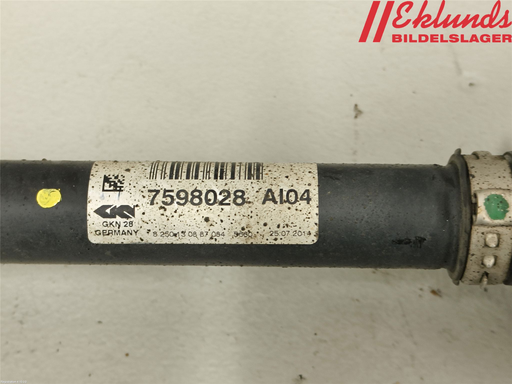 BMW X3 F25 10-17 Drivaxel Fram Höger