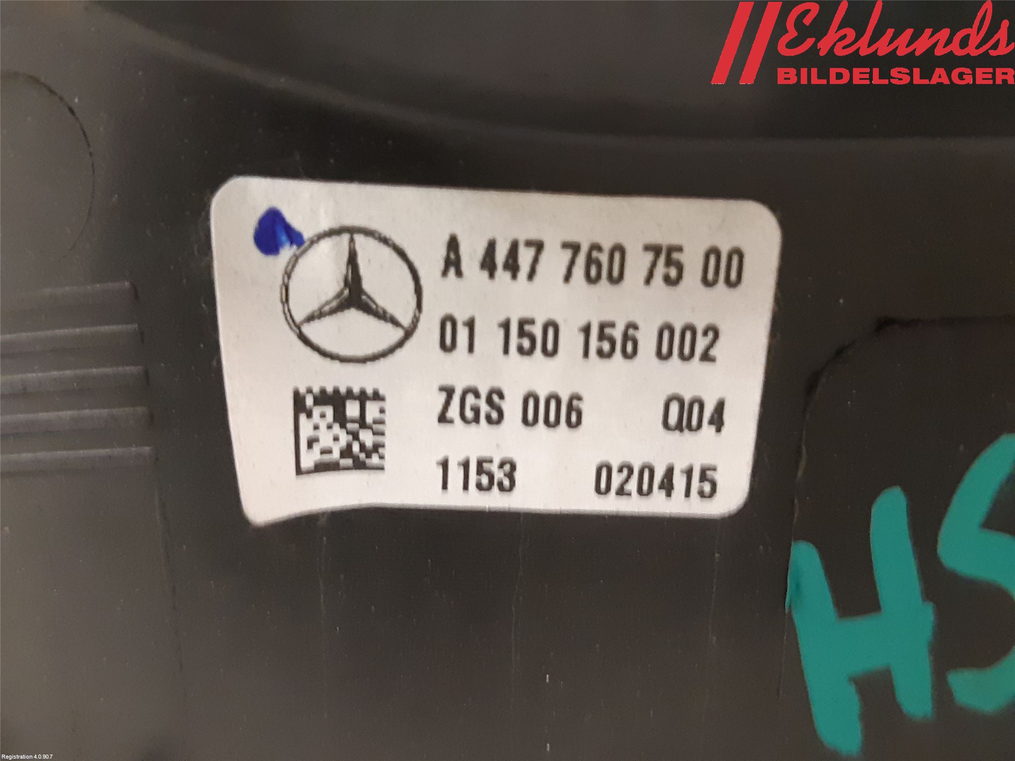 Mercedes-Benz MB VITO/V-KLASS (W640,W447,W448) 14- Dörrhandtag Inre Hö