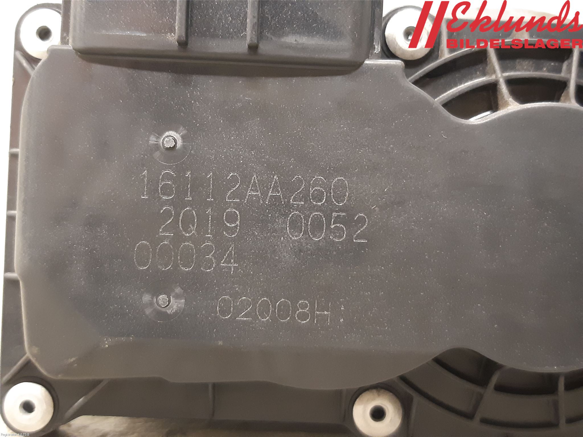 Subaru OUTBACK 10-15 Injspjällhus