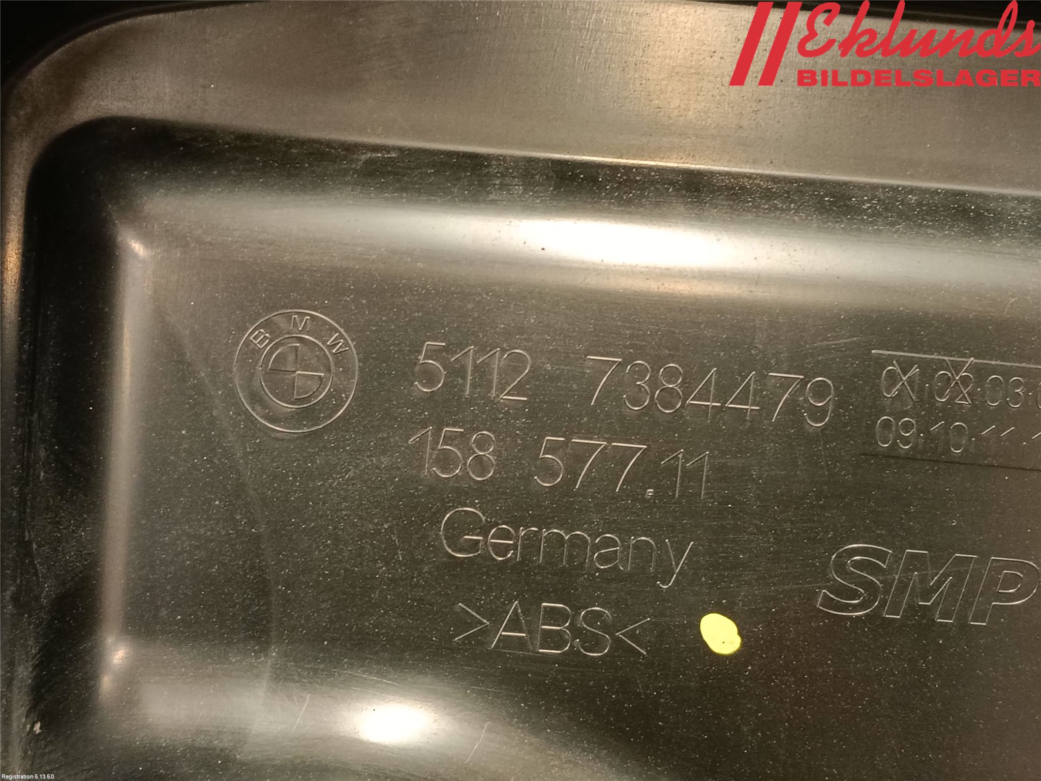 BMW 3 F30/F31/F80 12-19 Stötfångarfäste Bak Vä