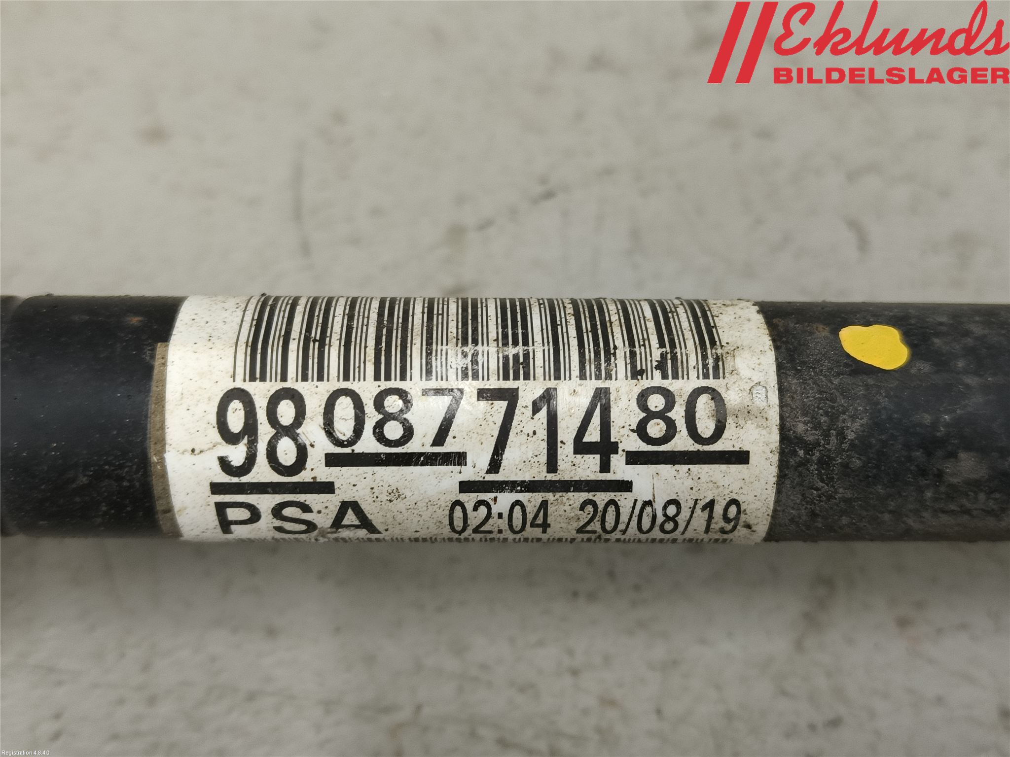 Peugeot 508 19- Drivaxel Fram Vänster