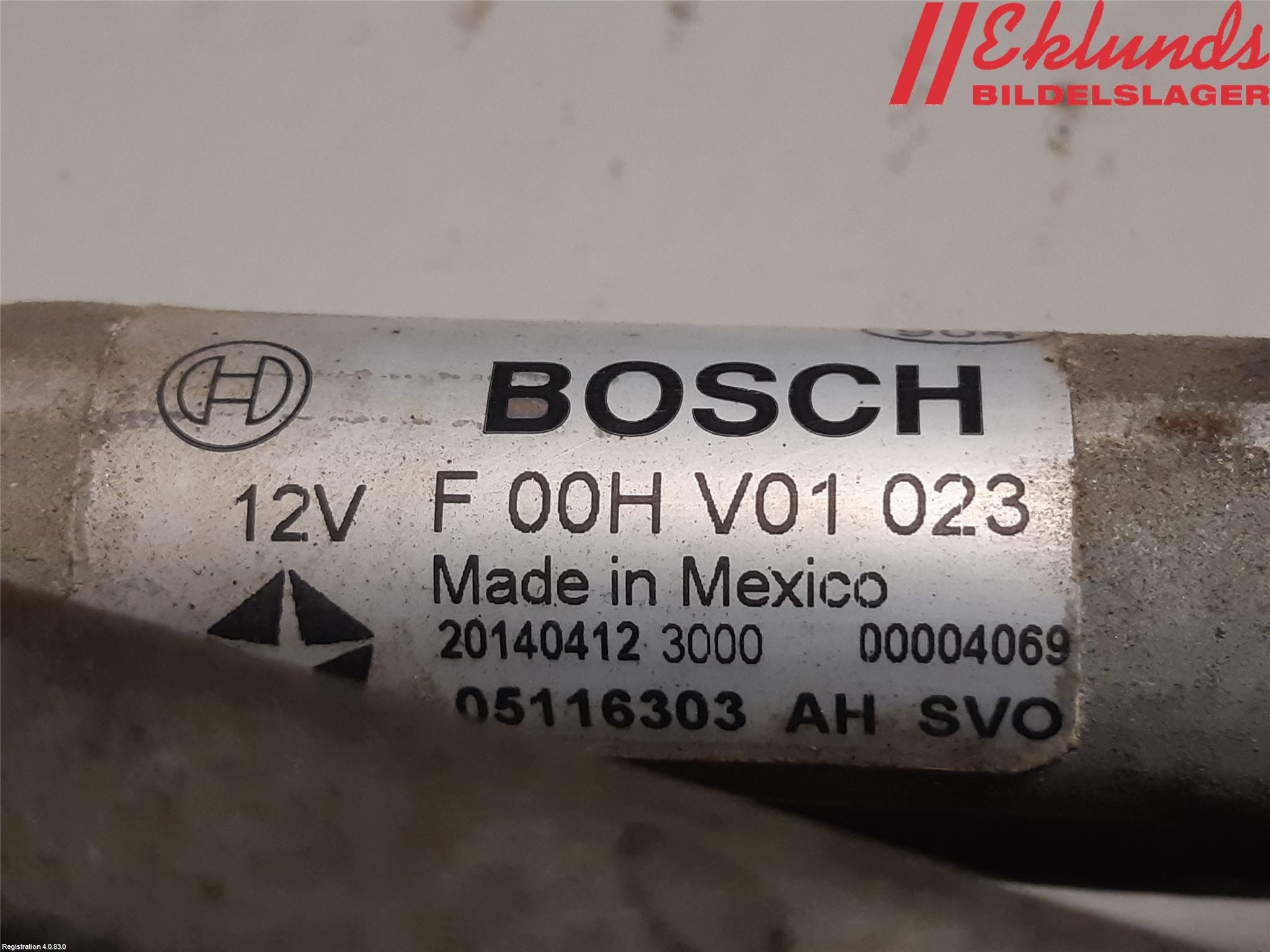 Fiat FREEMONT Torkarmekanism Vindruta