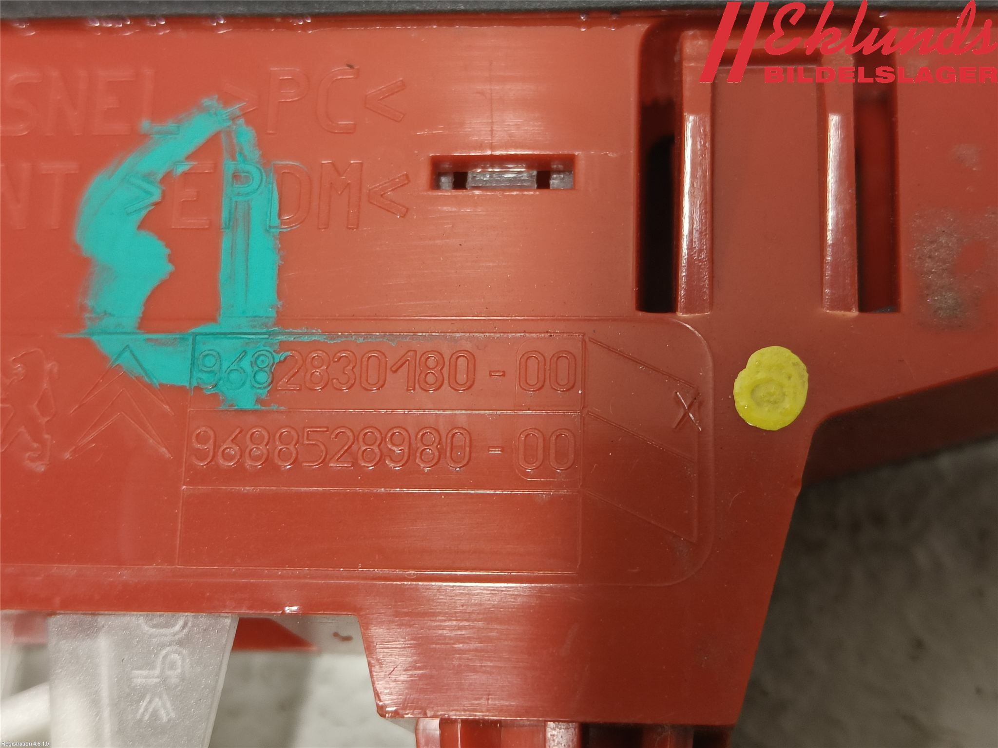 Citroen BERLINGO 08-18 Bromsljus Bakruta