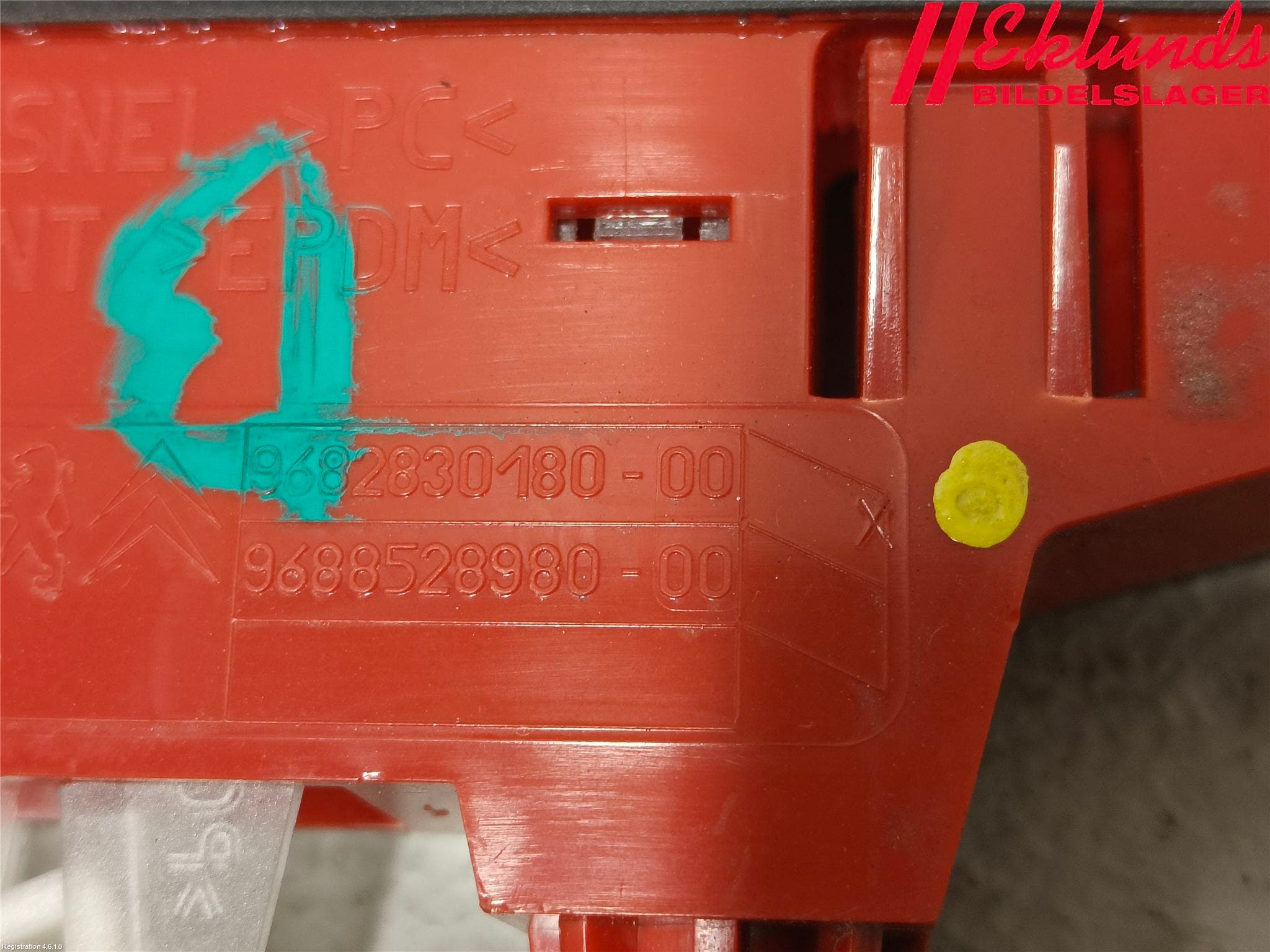 Citroen BERLINGO 08-18 Bromsljus Bakruta