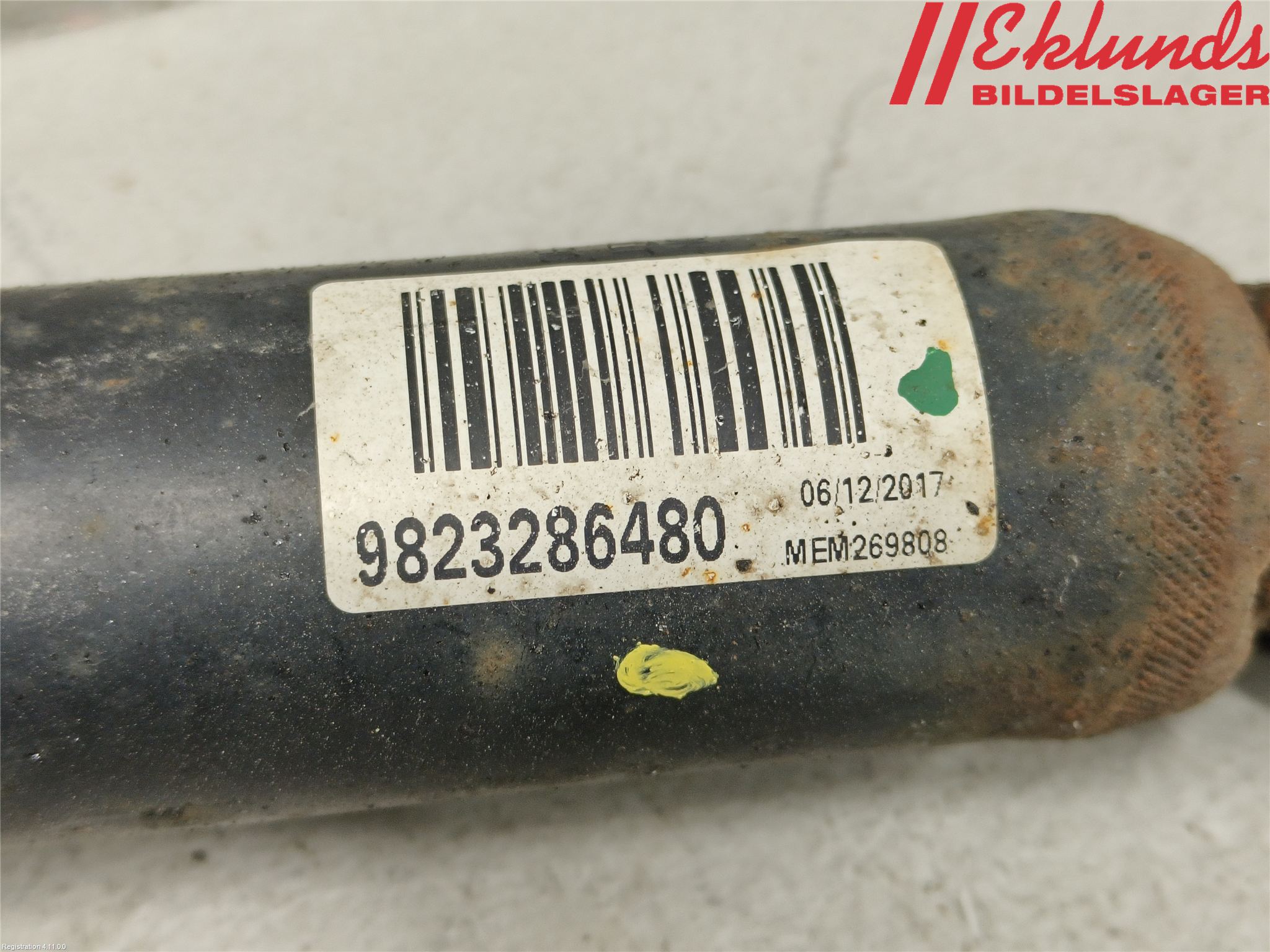 Peugeot 5008 17-24 Stötdämpare Bak