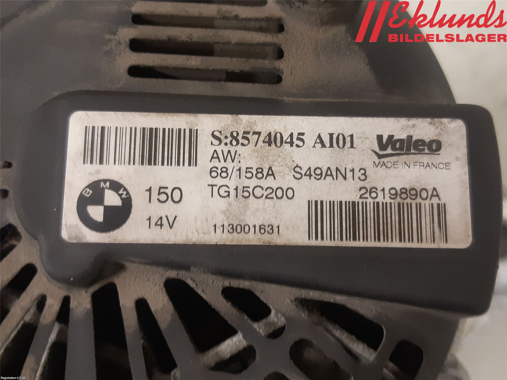 Toyota VERSO 09-18 Generator