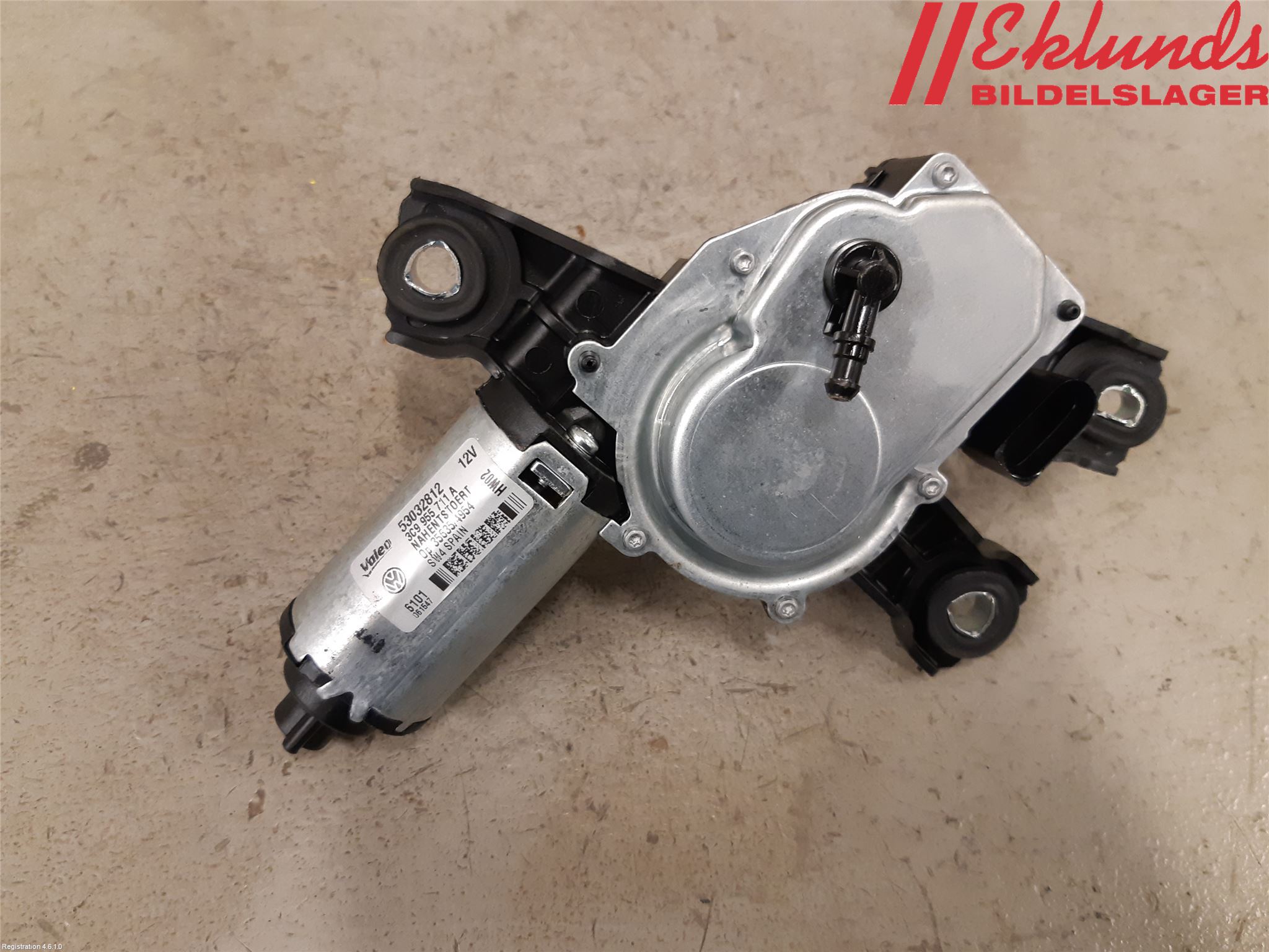 Volkswagen VW PASSAT 11-14 Torkarmotor Baklucka