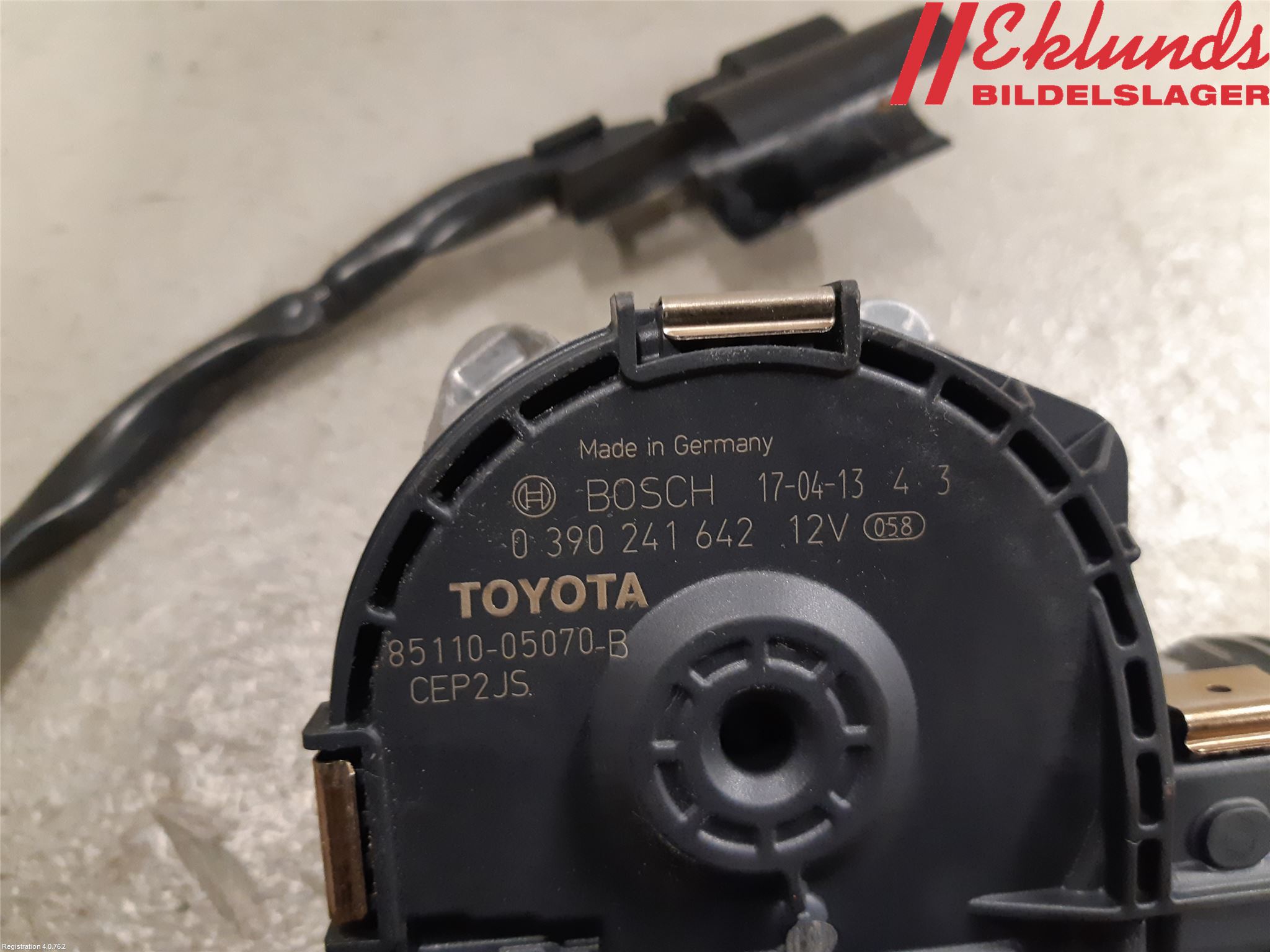Toyota AVENSIS 16-18 Torkarmotor Vindruta