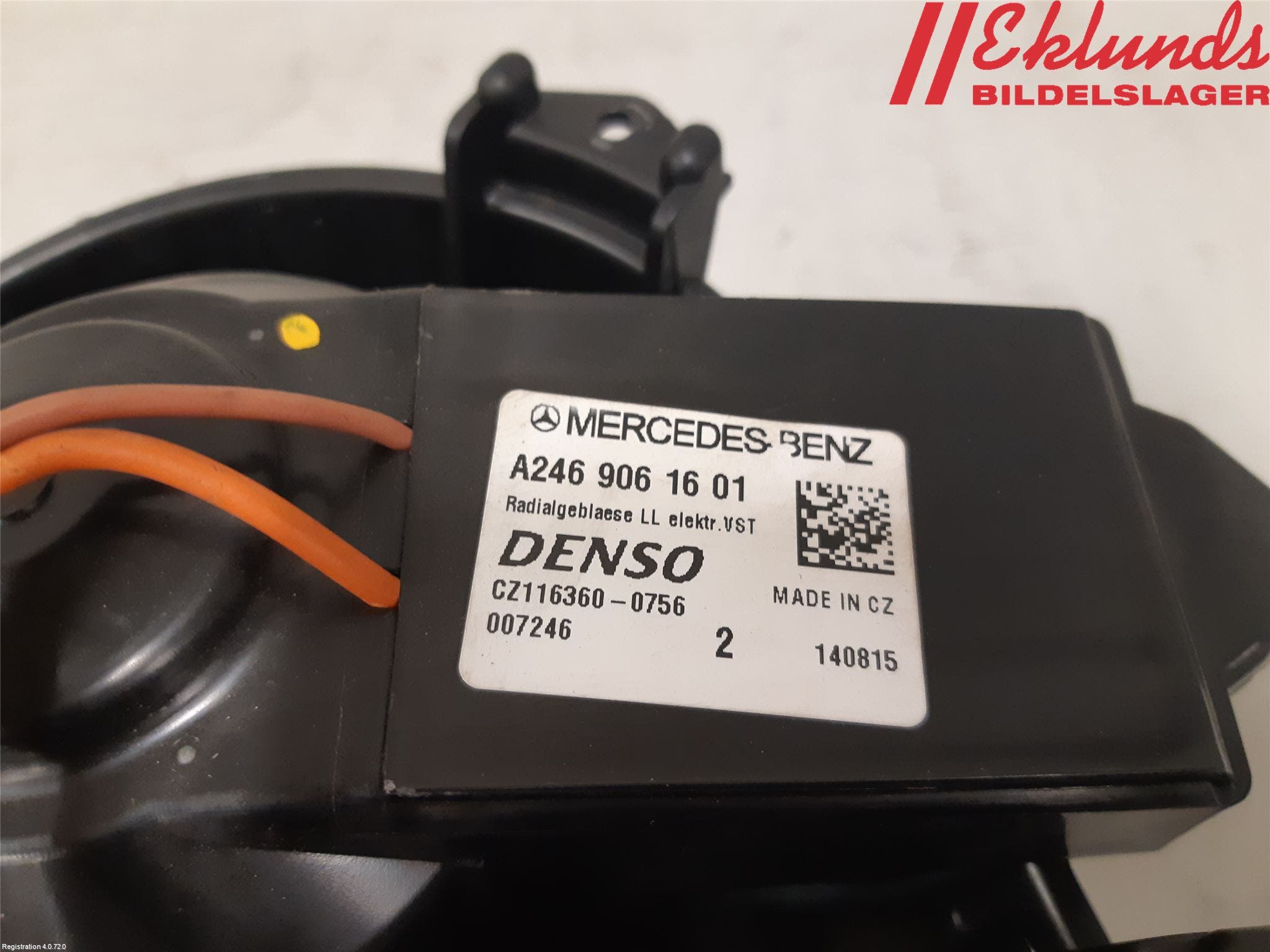 Mercedes-Benz MB A-KLASS (W176) 13-18 Värmefläkt