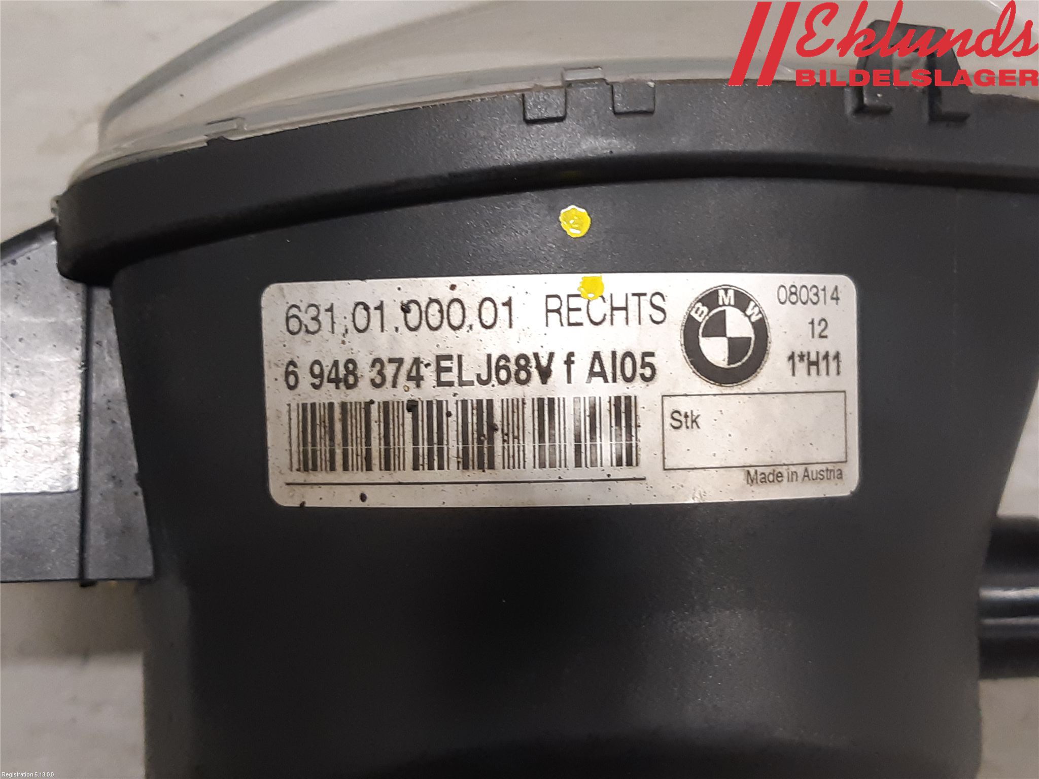 BMW 3 E90/91 SED/TOU 05-12 Dimljus-Varselljus Fram