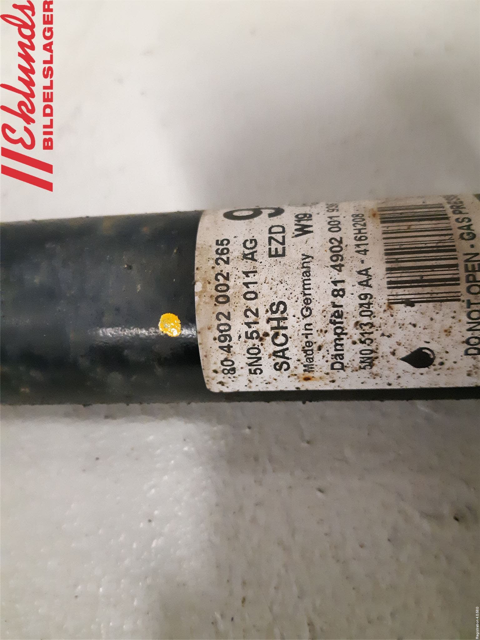 Volkswagen VW TIGUAN 07-16 Stötdämpare Bak