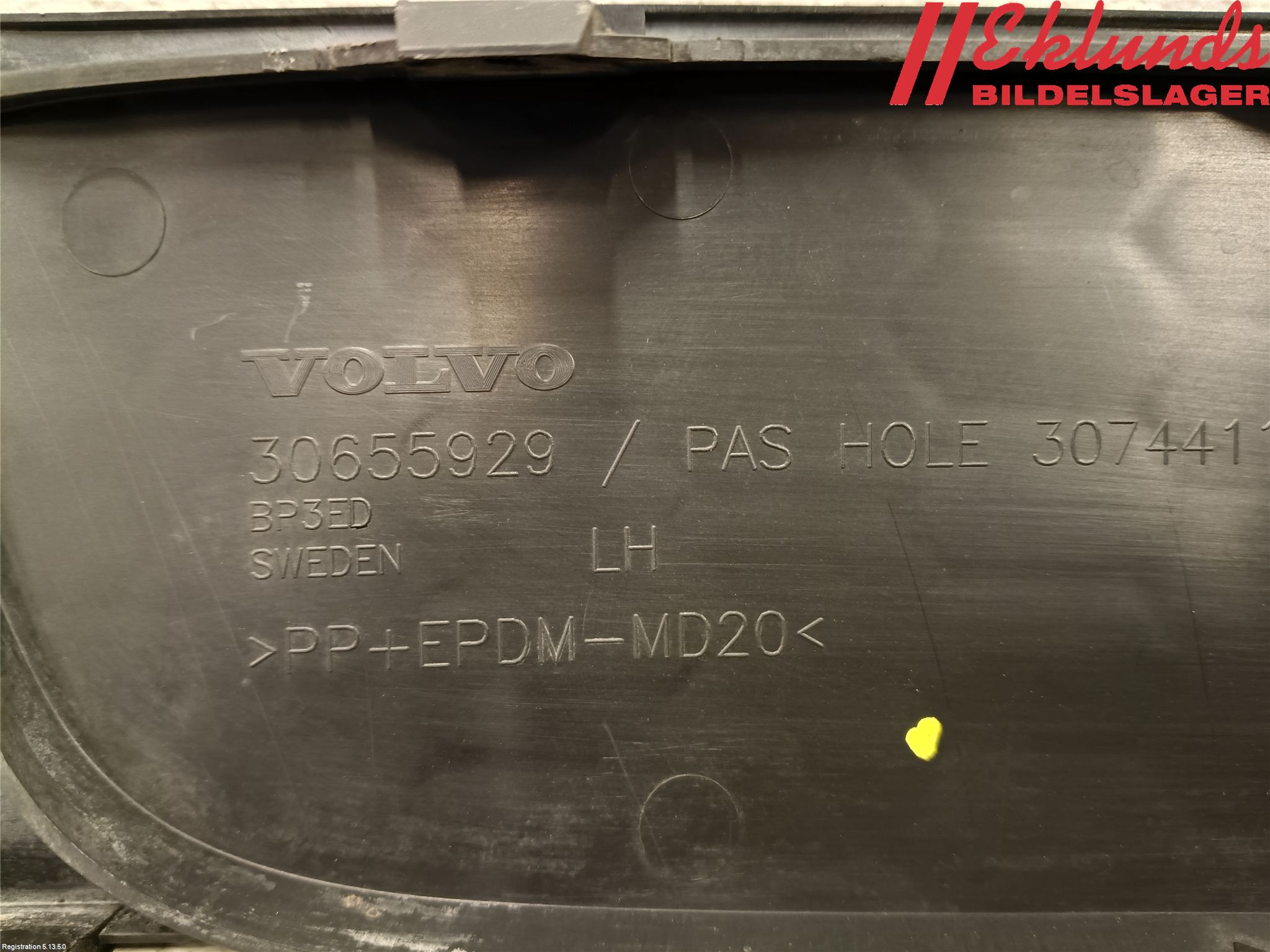 Volvo S80 07-13 Dimljussarg Fram