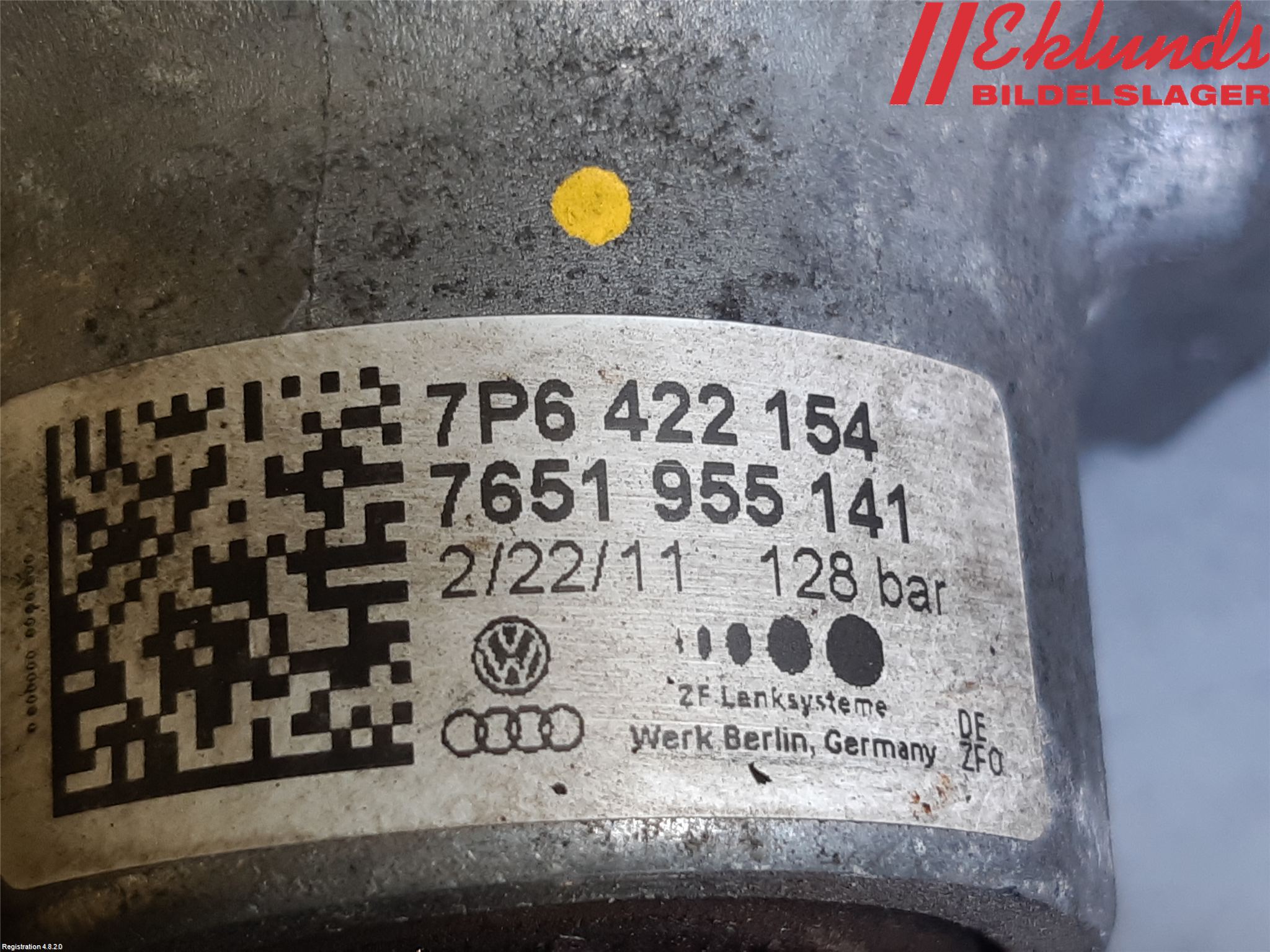 Porsche PANAMERA 09- Styrservopump