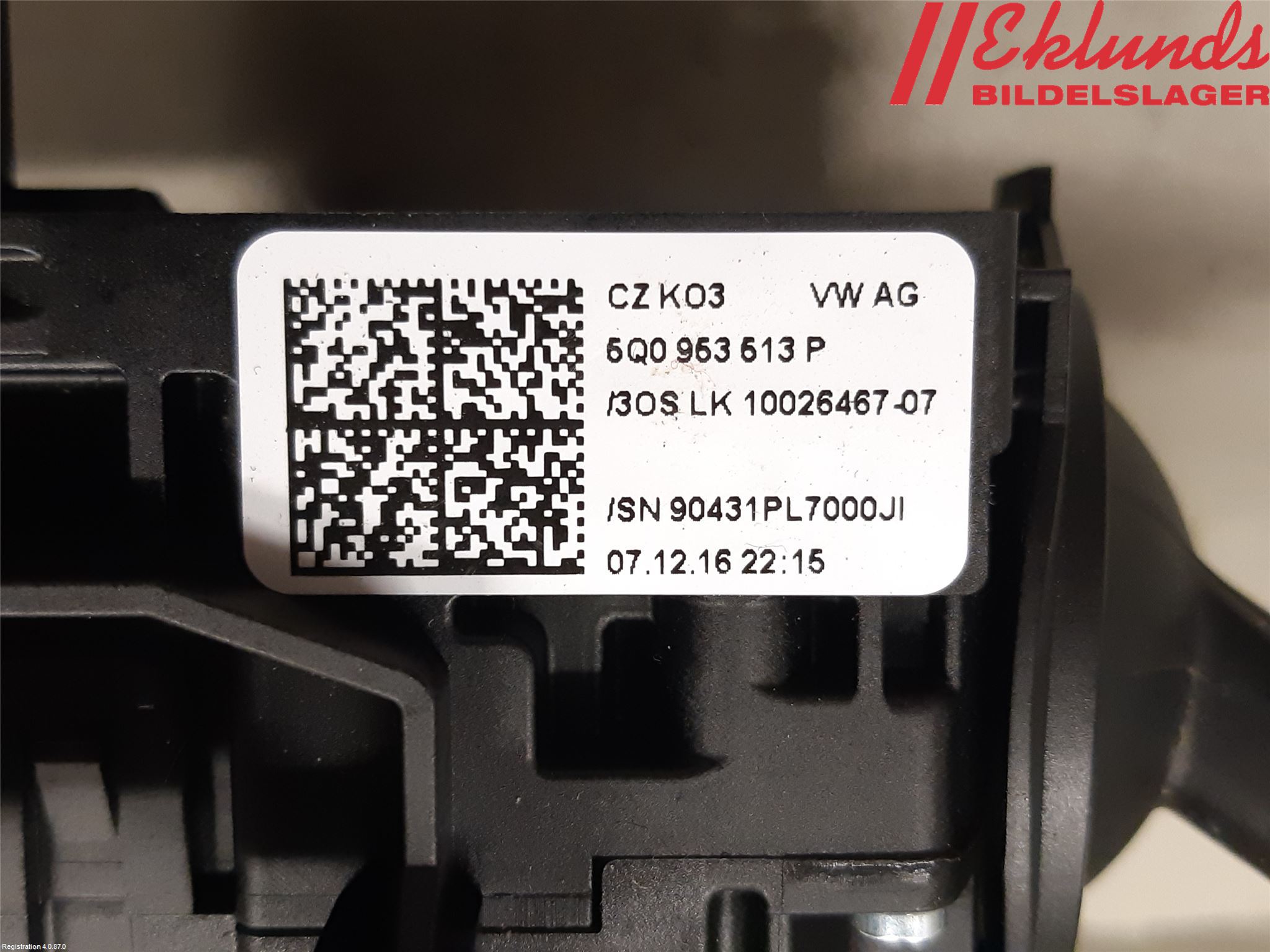 Volkswagen VW GOLF / E-GOLF VII 13-20 Spakcentral