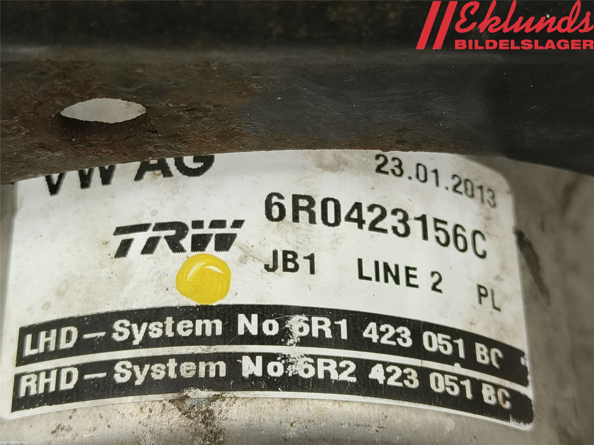 Audi A1/S1 11-18 Styrservo Pump Elektrisk